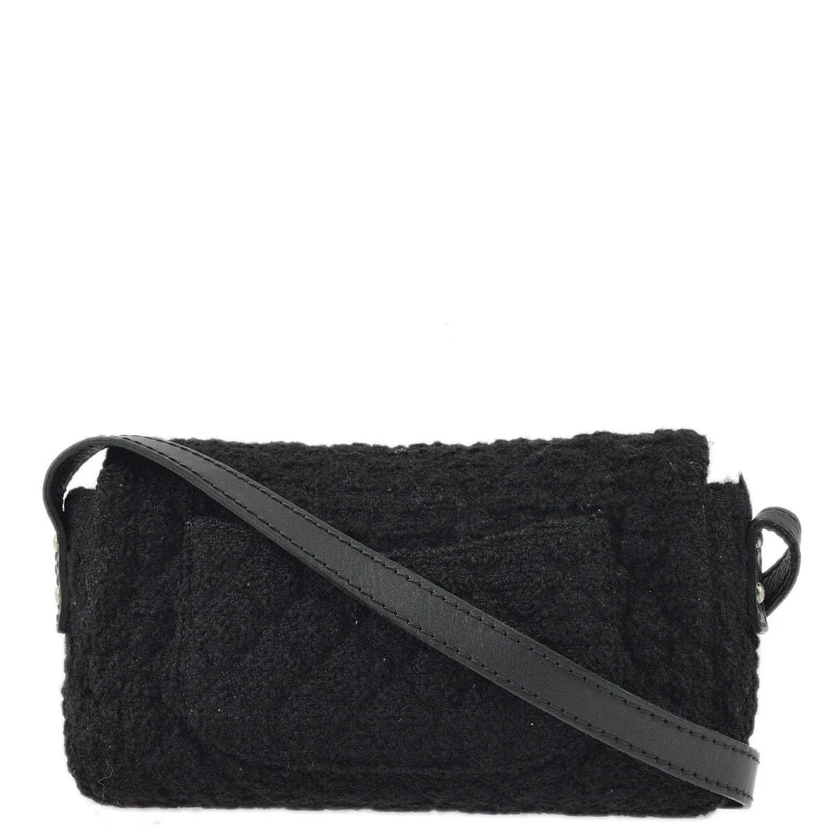 Chanel 2009 - 2010 Tweed Mademoiselle Lock Shoulder Bag