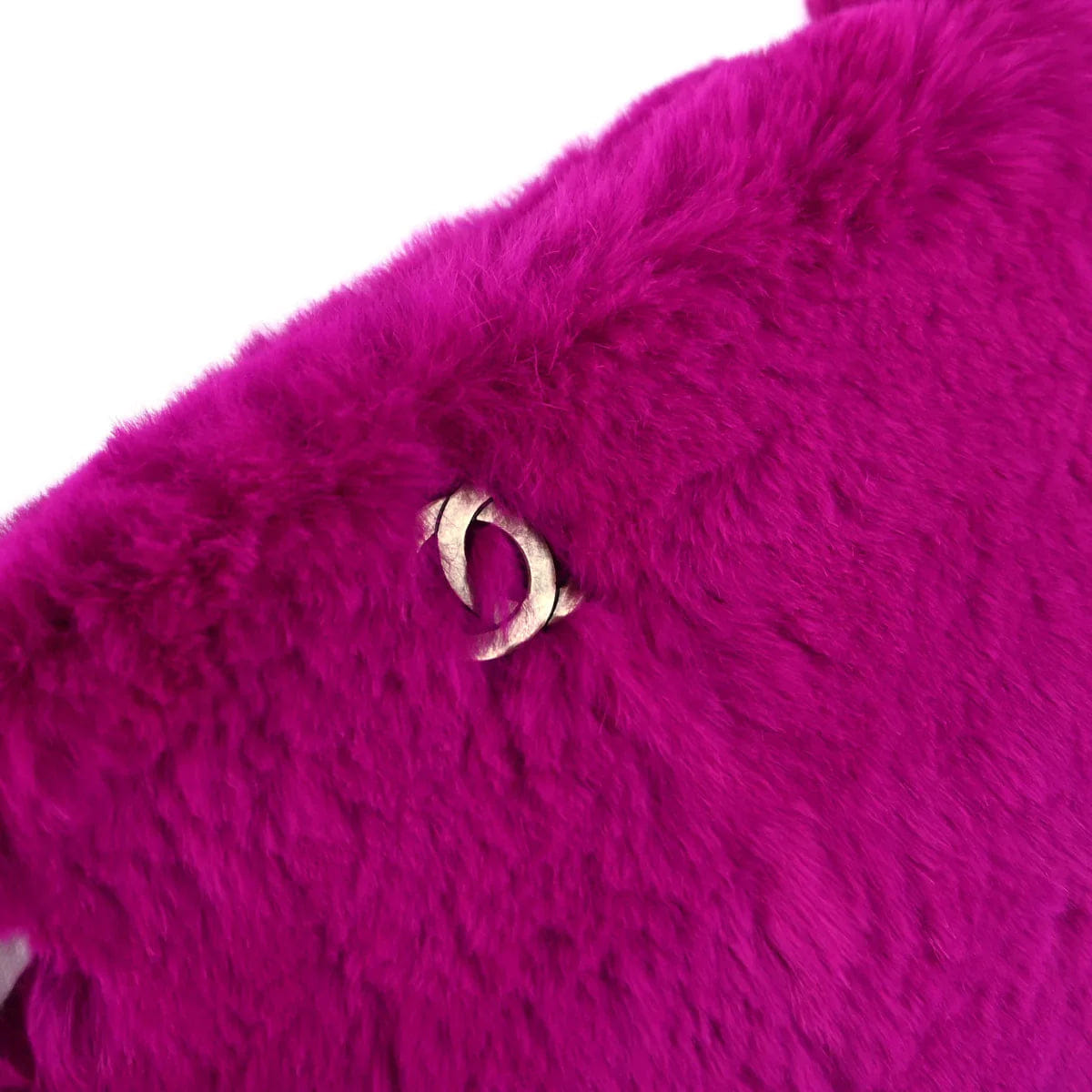 Chanel 2000 - 2001 Rabbit Fur Shoulder Bag