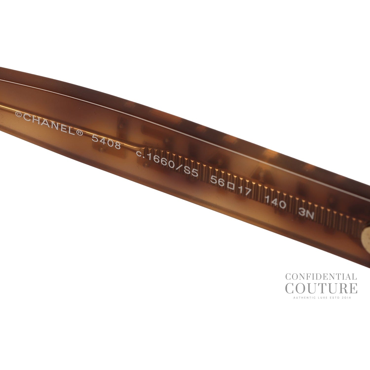 Chanel Brown 5408 Square Acetate Sunglasses