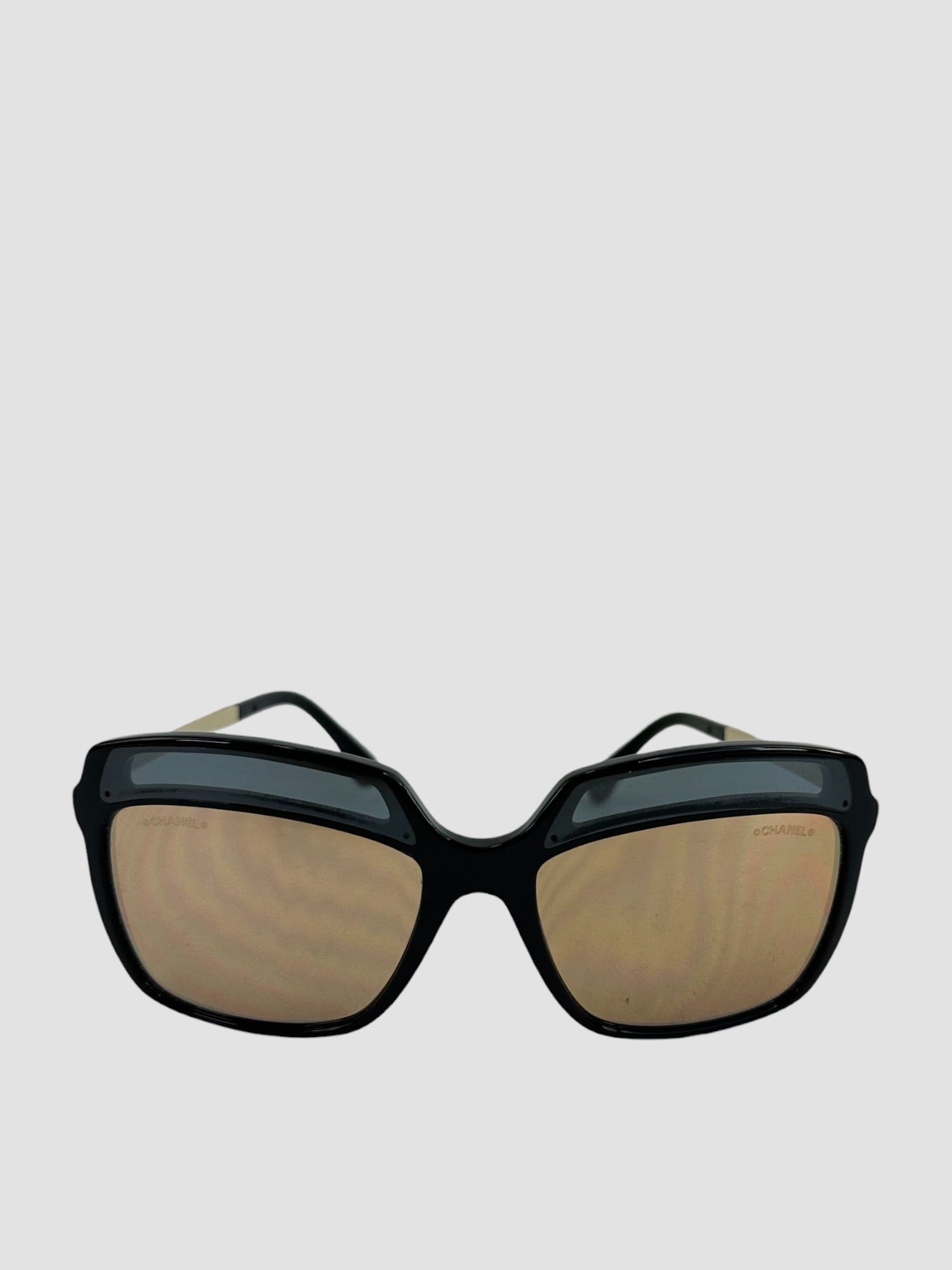 Chanel Black Acetate Sunglasses