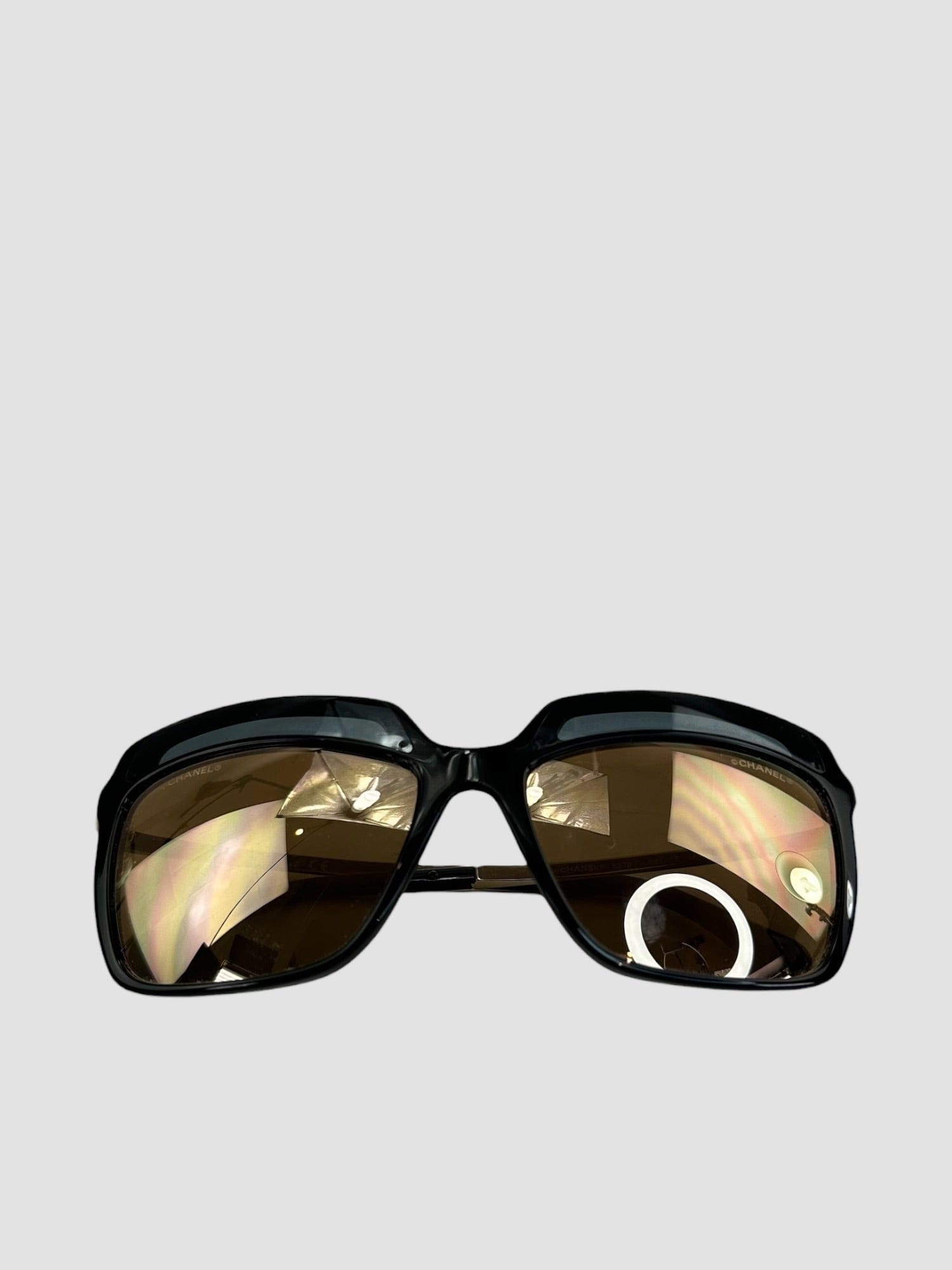 Chanel Black Acetate Sunglasses