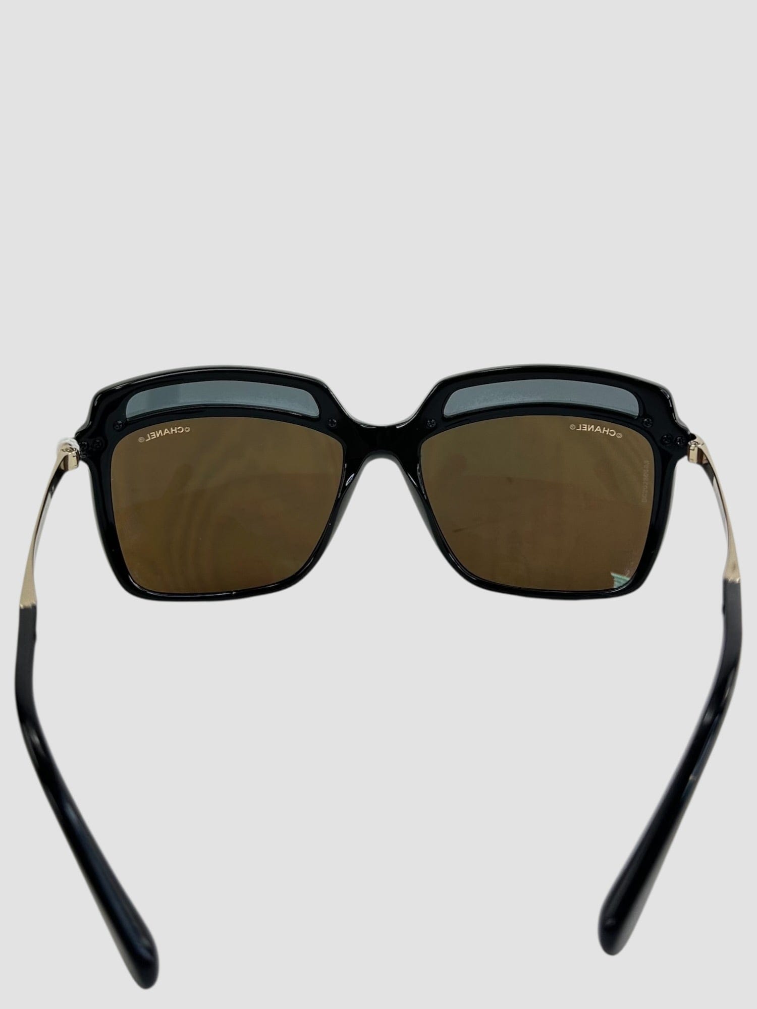 Chanel Black Acetate Sunglasses