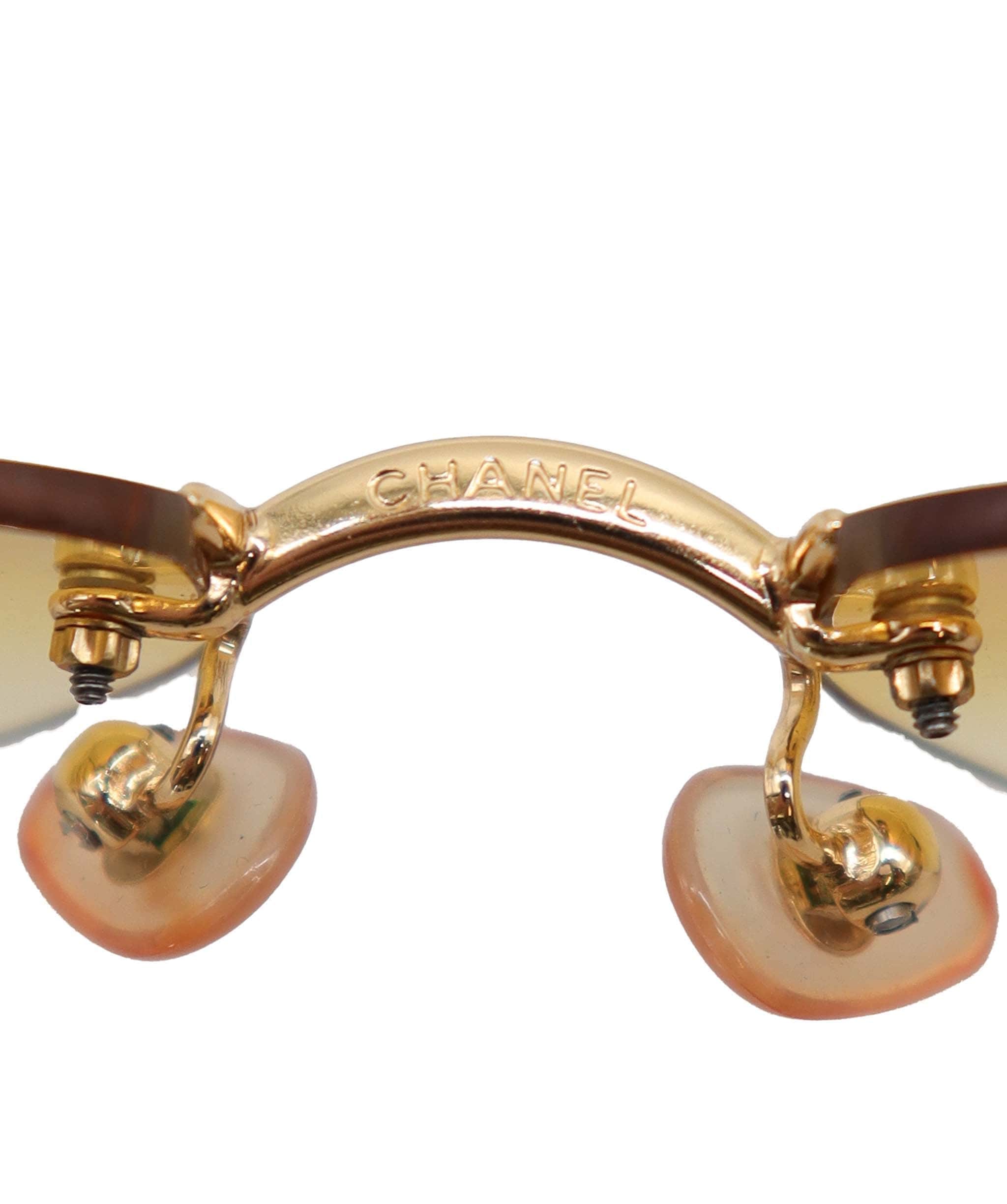 Chanel Logo Rimeless Sunglasses DXBS3798