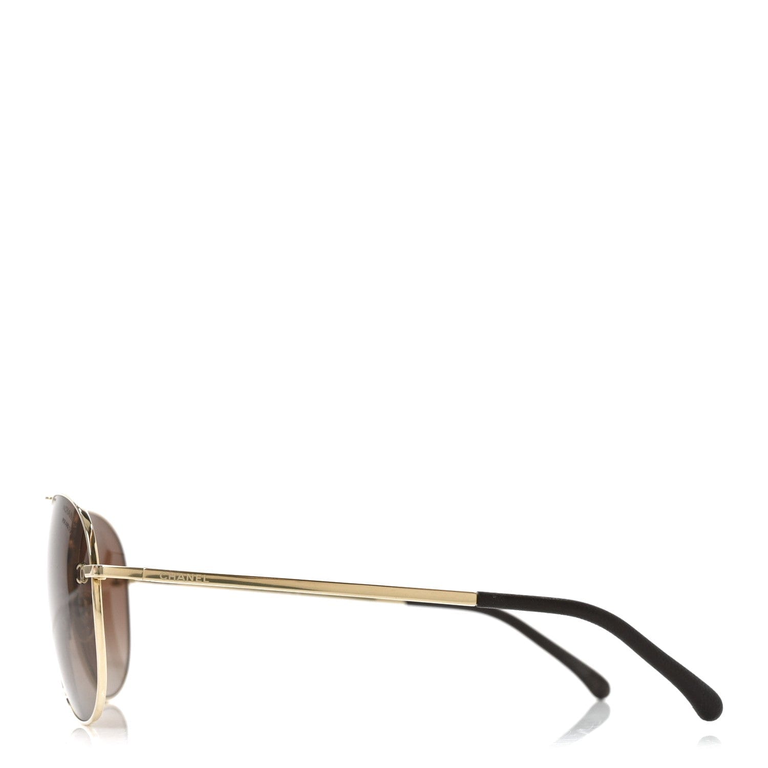 Chanel Aviator CC Sunglasses 4189 - T - Q Gold
