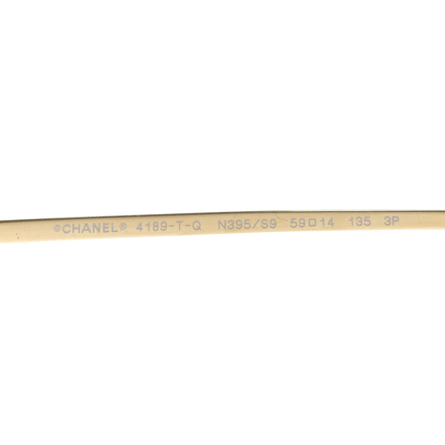 Chanel Aviator CC Sunglasses 4189 - T - Q Gold
