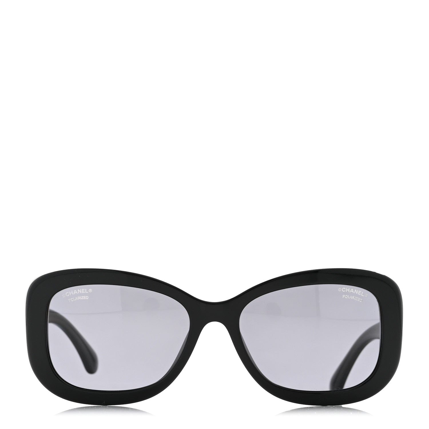 Chanel Acetate Polarized CC Sunglasses 5468 - B - A Black