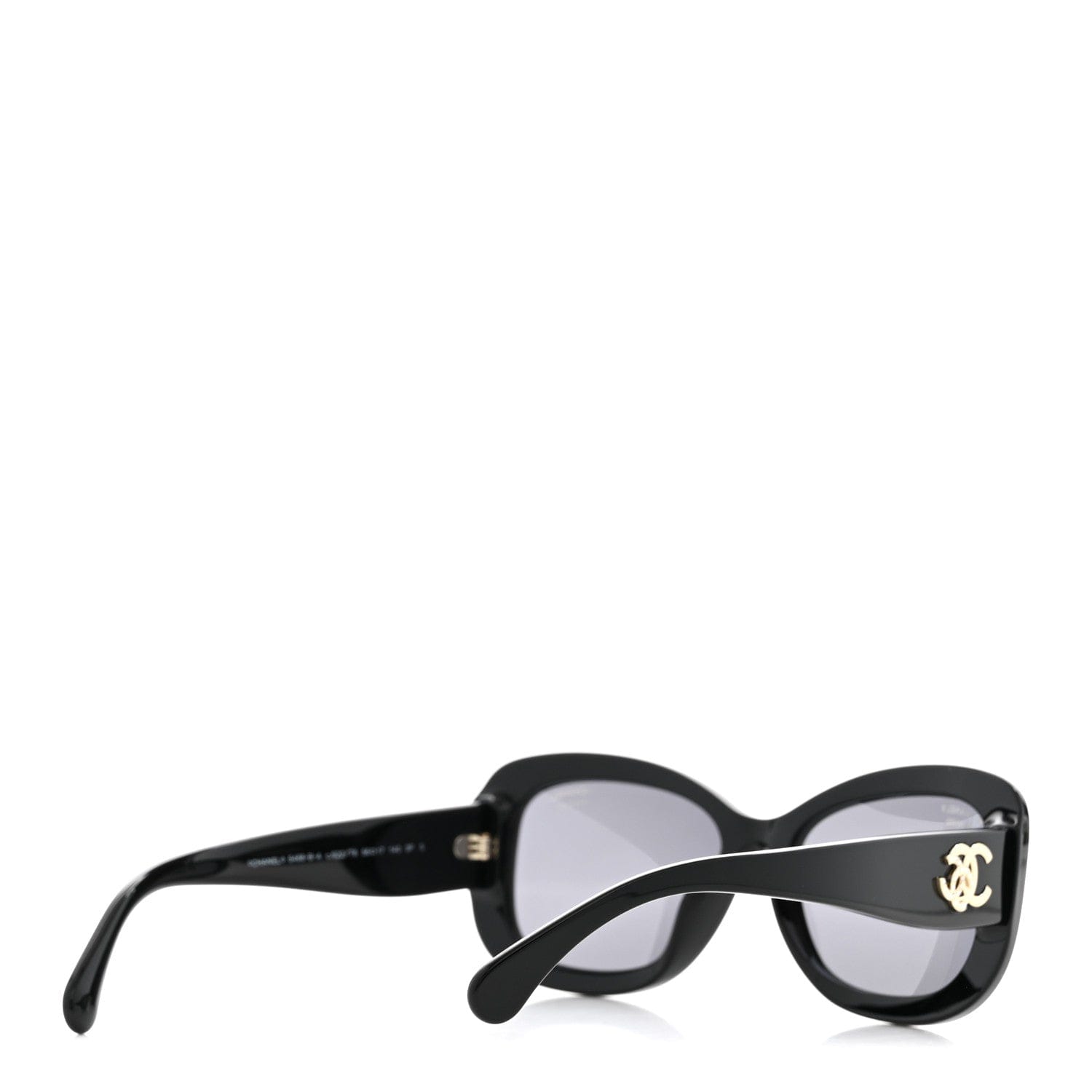 Chanel Acetate Polarized CC Sunglasses 5468 - B - A Black