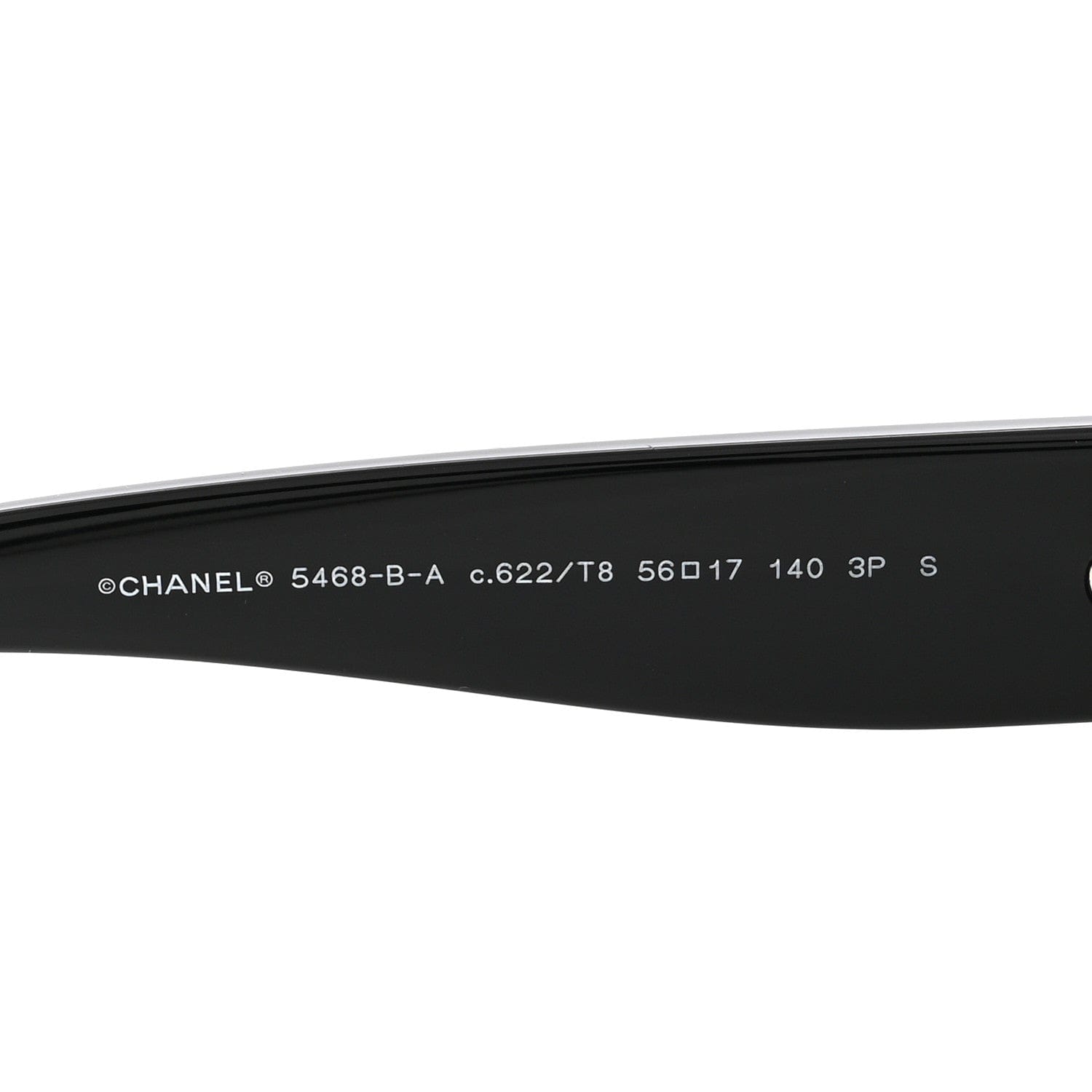 Chanel Acetate Polarized CC Sunglasses 5468 - B - A Black
