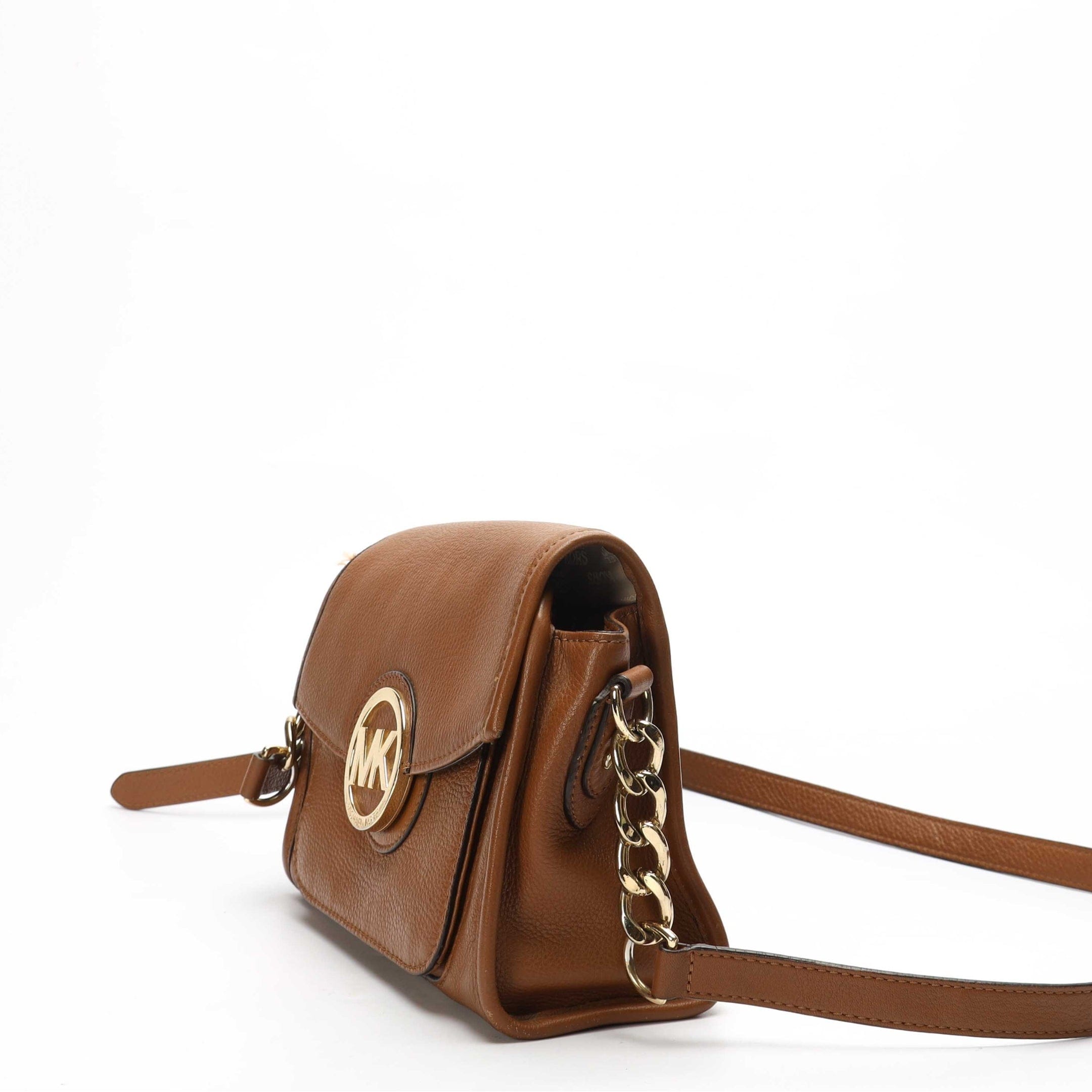Michael Kors Brown Flap Shoulder Bag