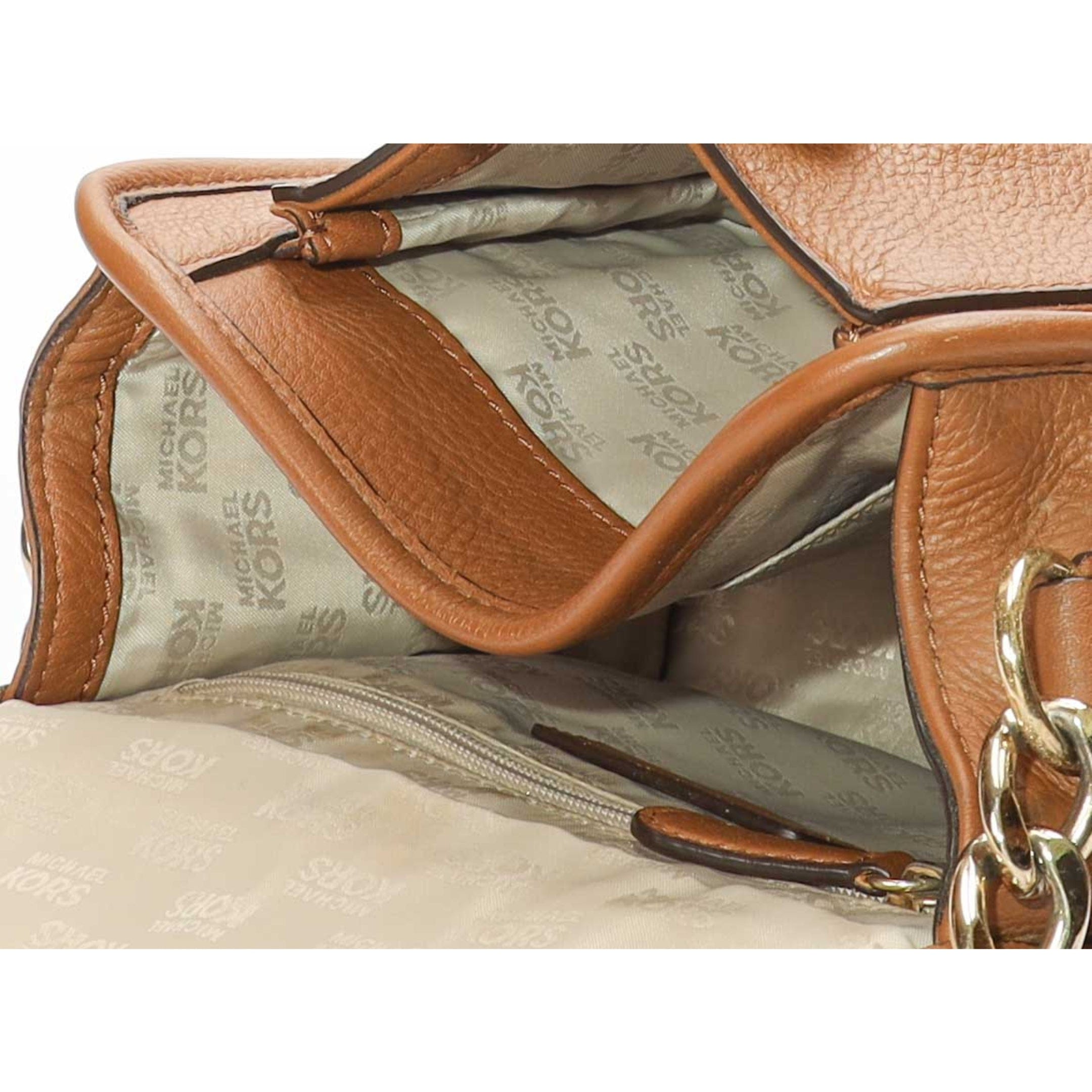 Michael Kors Brown Flap Shoulder Bag