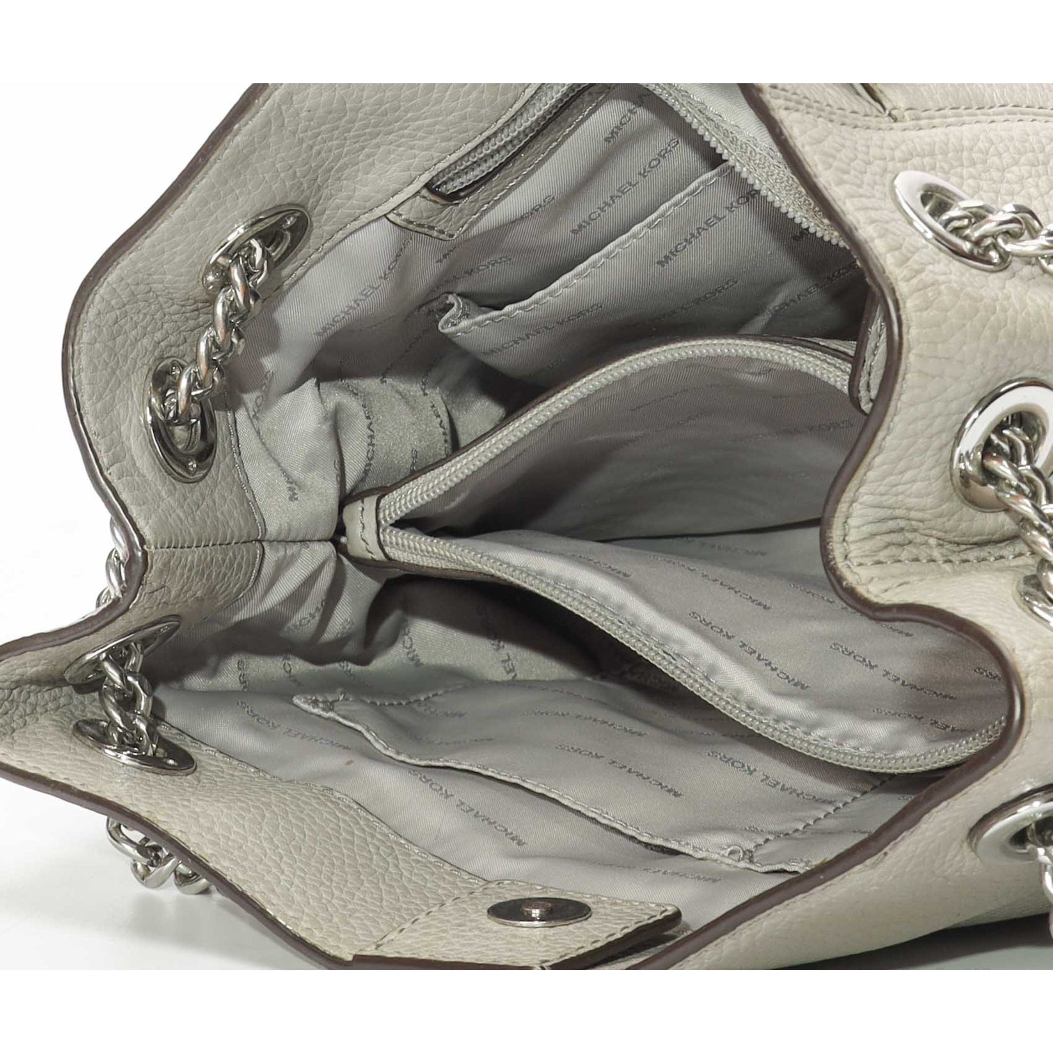 Michael Kors Jet Set Grey Shoulder Bag