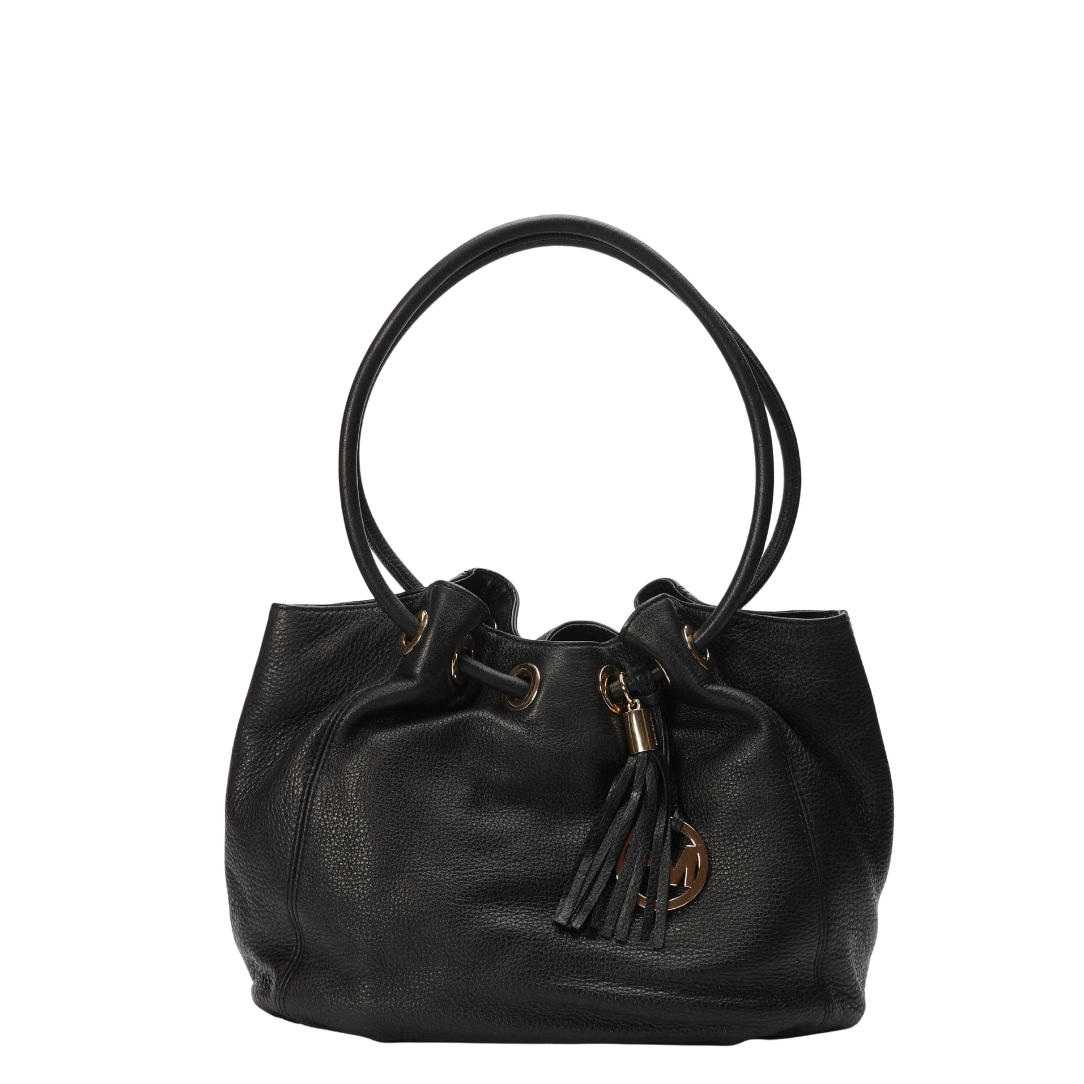 Michael Kors Drawstring Tassel Shoulder Bag