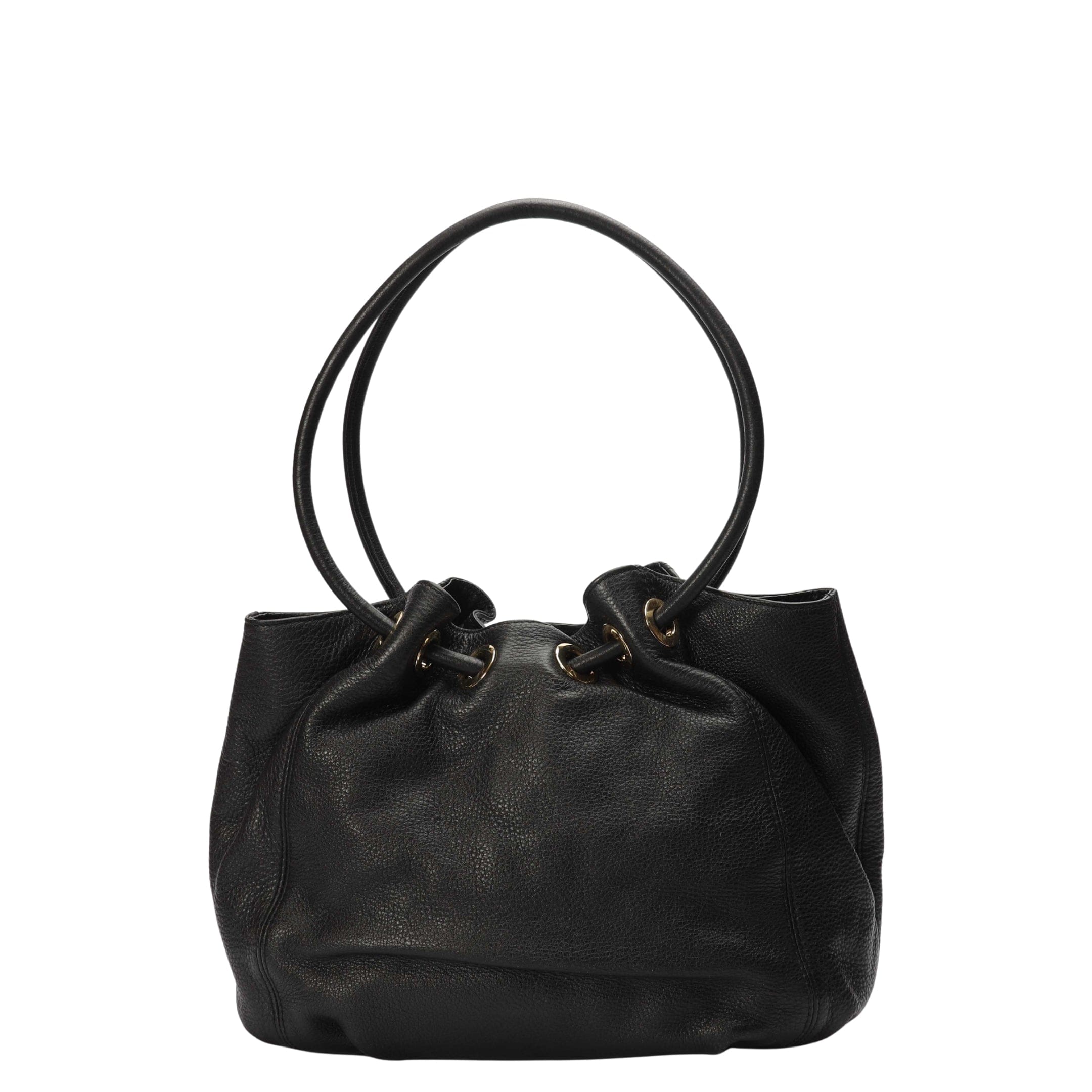 Michael Kors Drawstring Tassel Shoulder Bag
