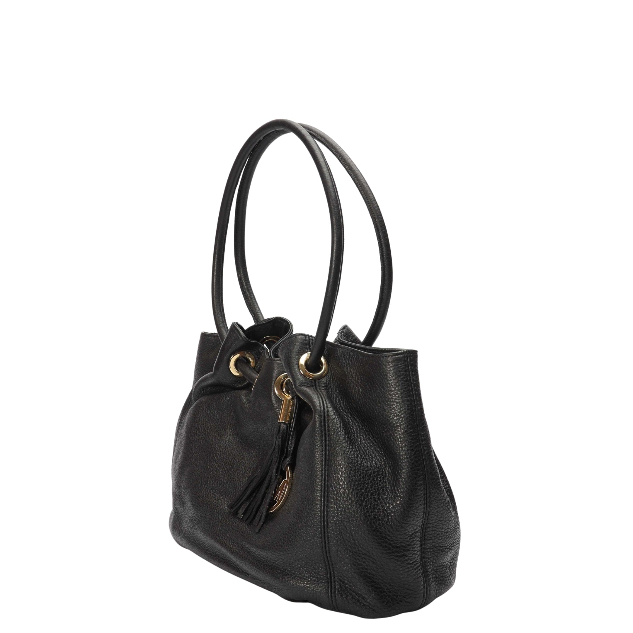 Michael Kors Drawstring Tassel Shoulder Bag