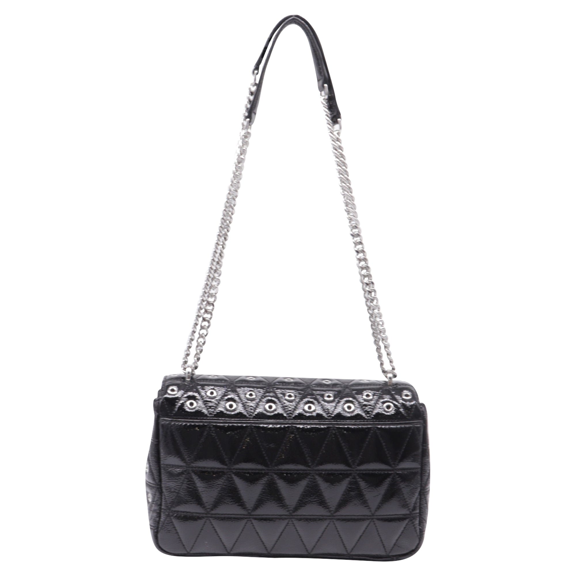 Michael Kors Sloan Chain Shoulder Bag in Black Leather
