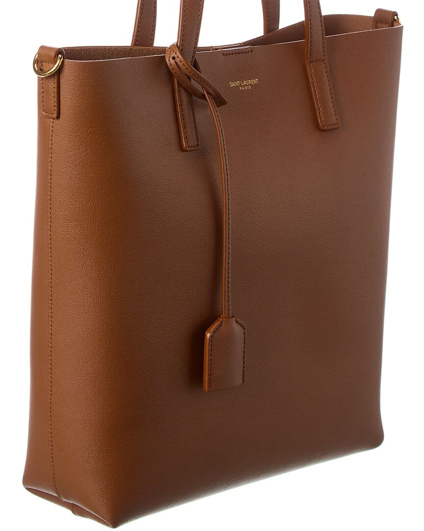 Saint Laurent Toy N/S Leather Shopper Tote