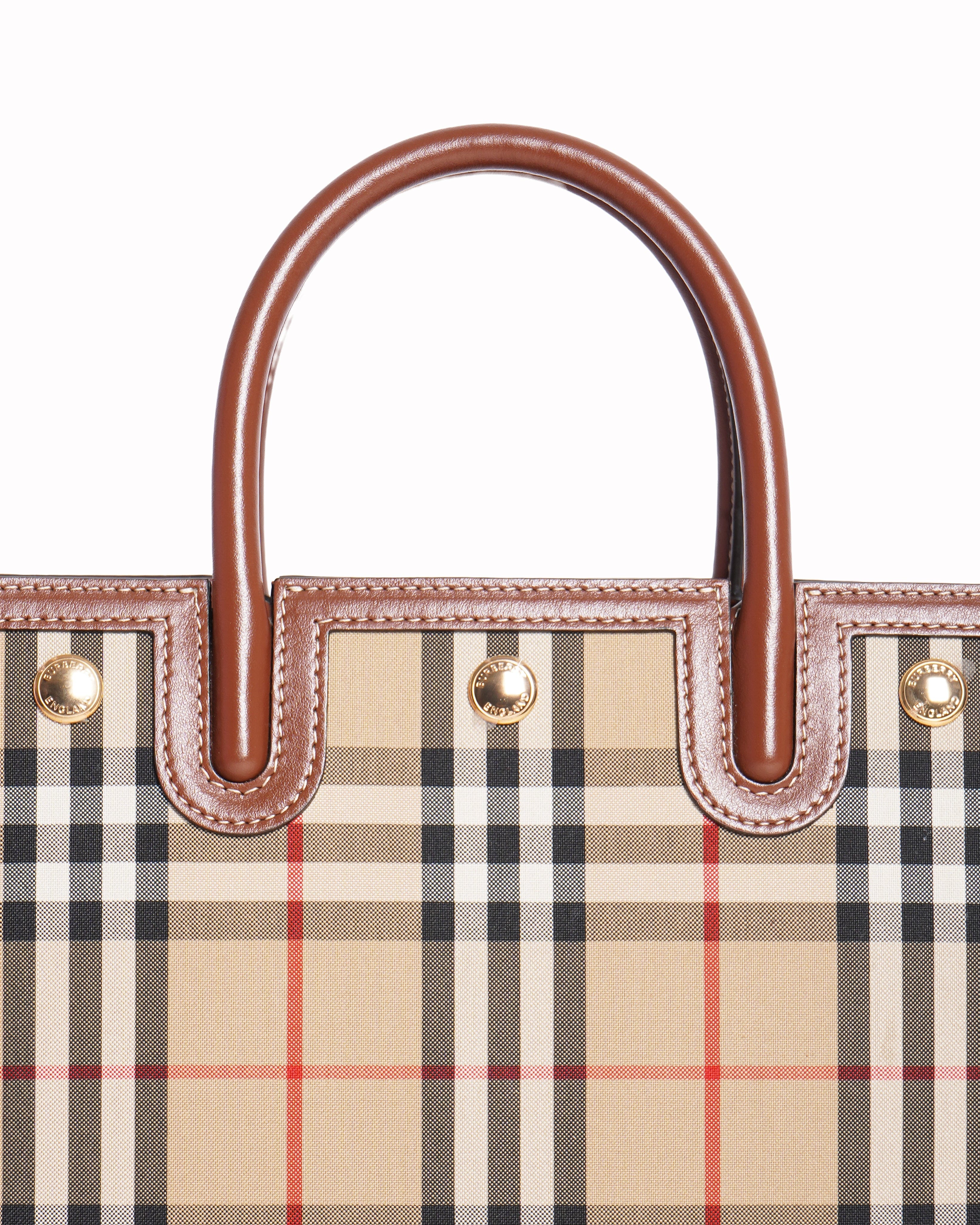 Burberry Mini Vintage Check Two - handle Title Bag