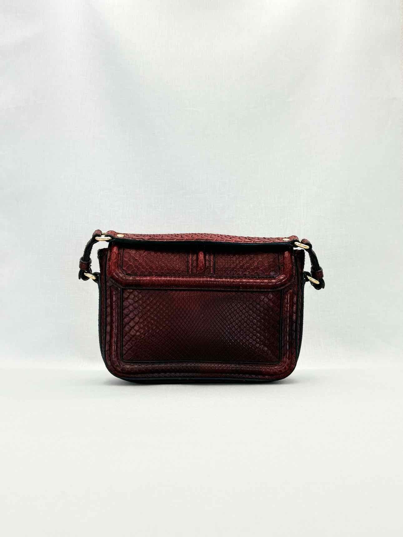 Burberry Brickfield Burgundy Shoulder Bag