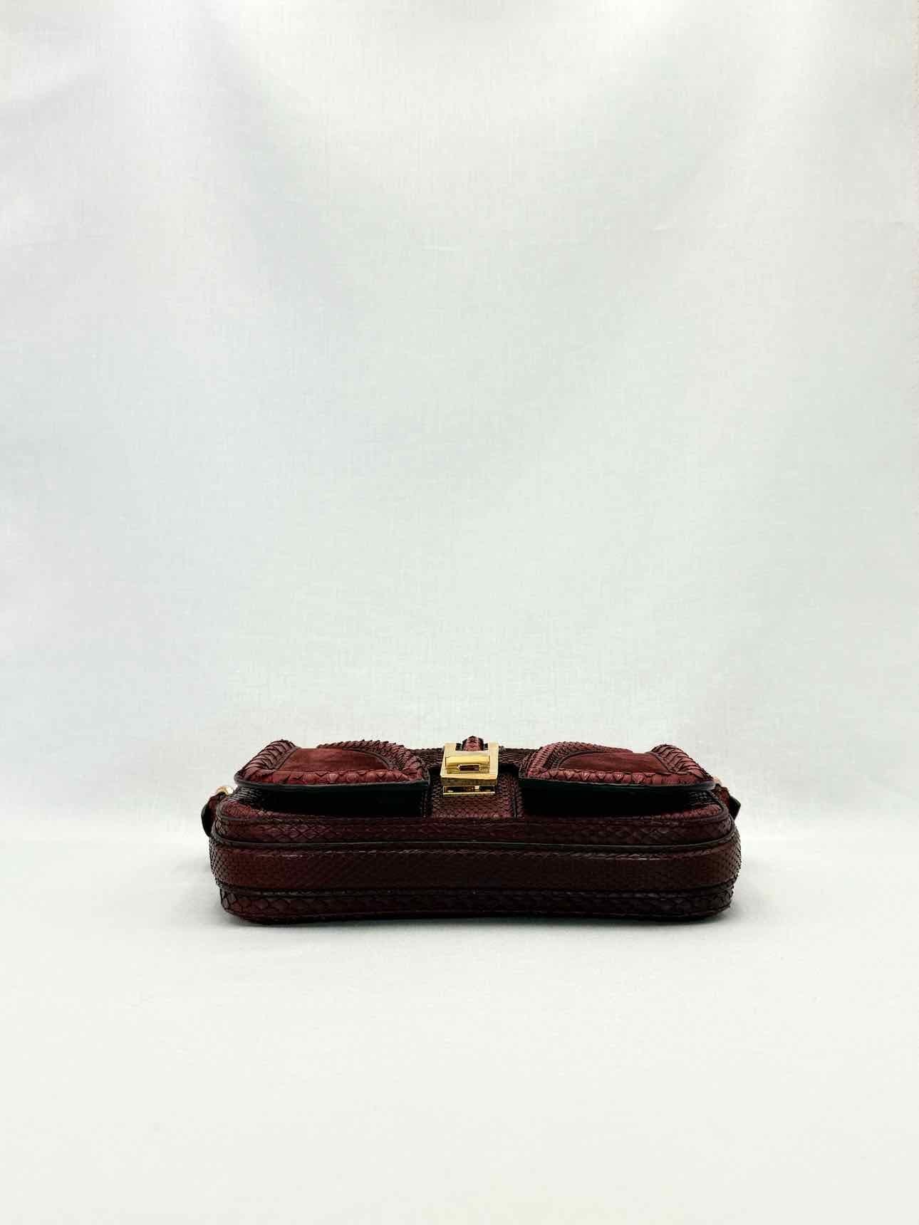 Burberry Brickfield Burgundy Shoulder Bag