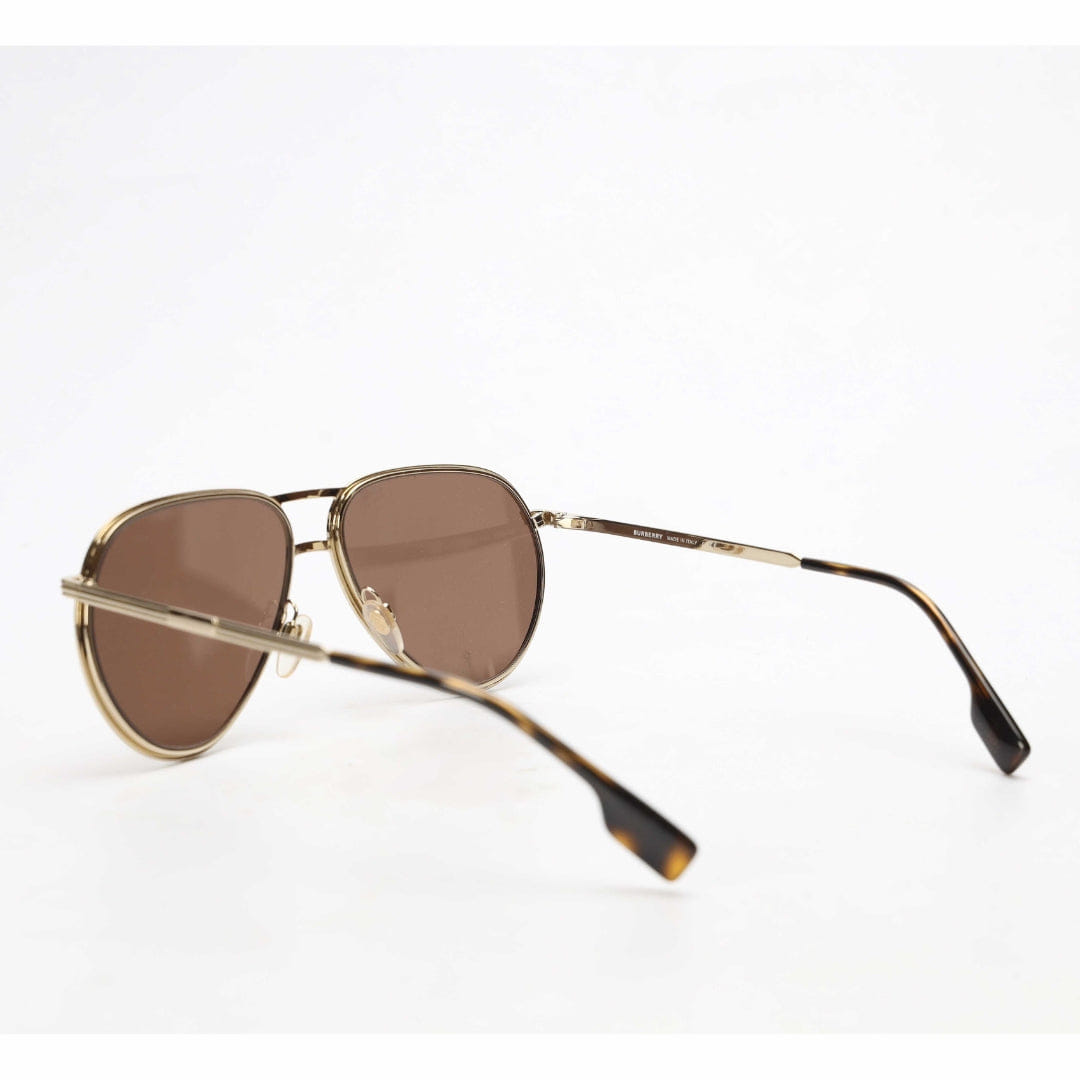 Burberry Brown Aviator Sunglasses