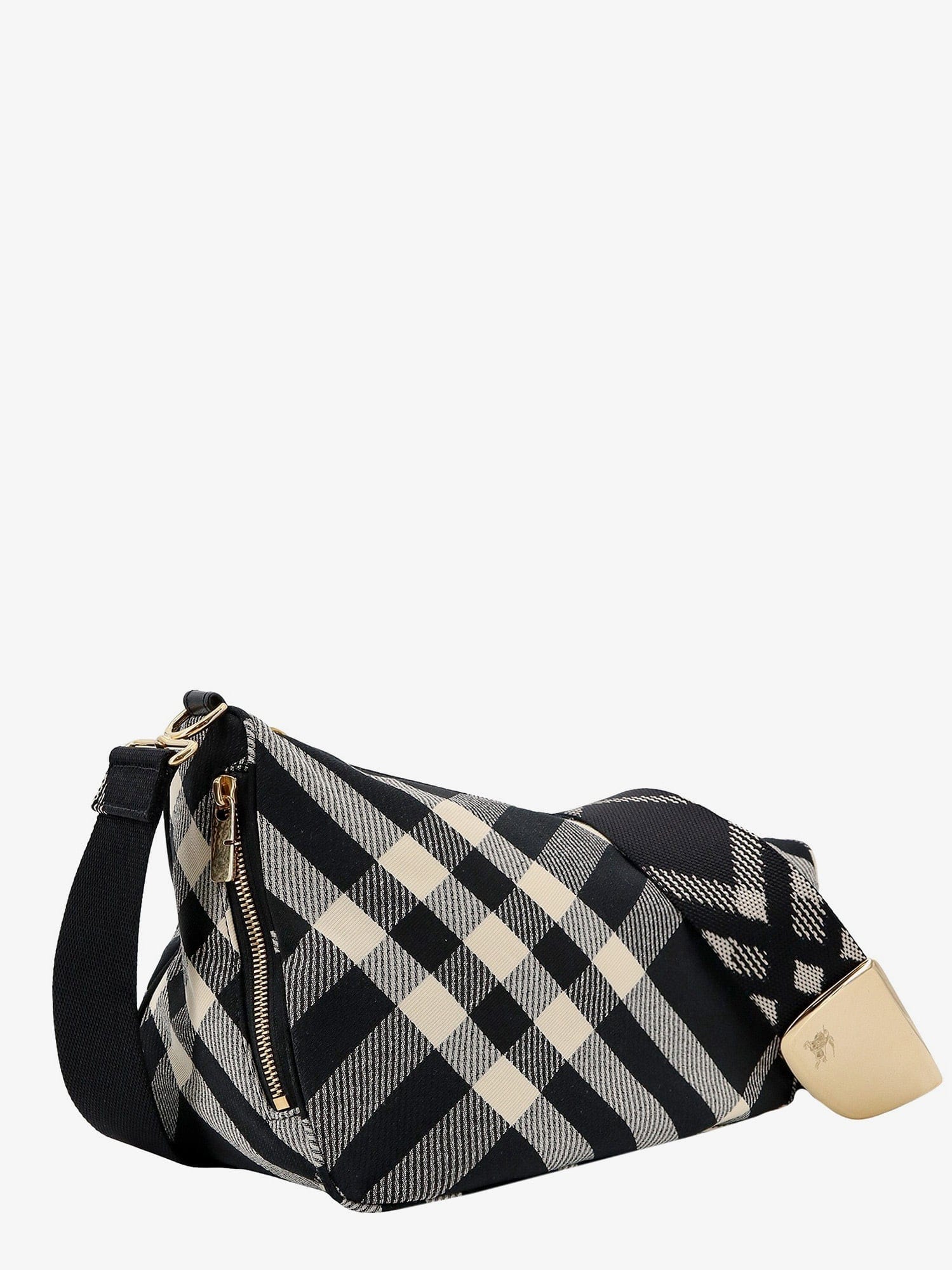 Burberry Fabric shoulder bag with burberry check motif