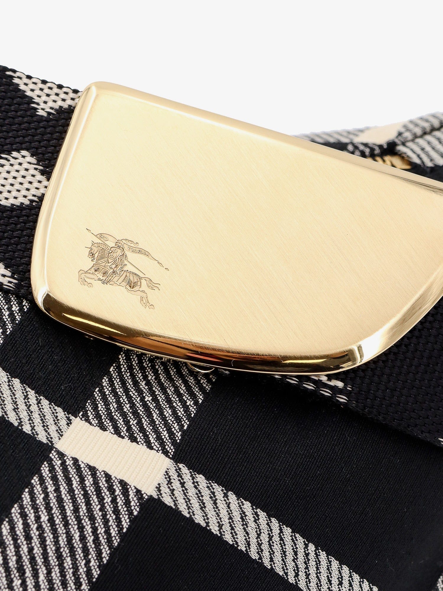 Burberry Fabric shoulder bag with burberry check motif