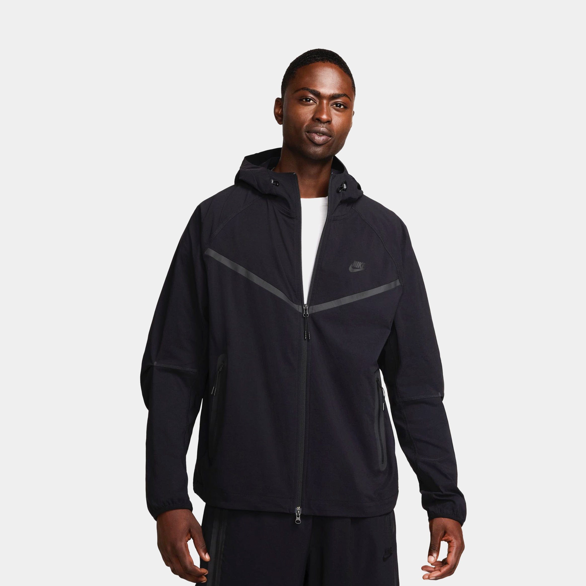 Nike NSW Tech Woven Full Zip Mens Jacket (Black)