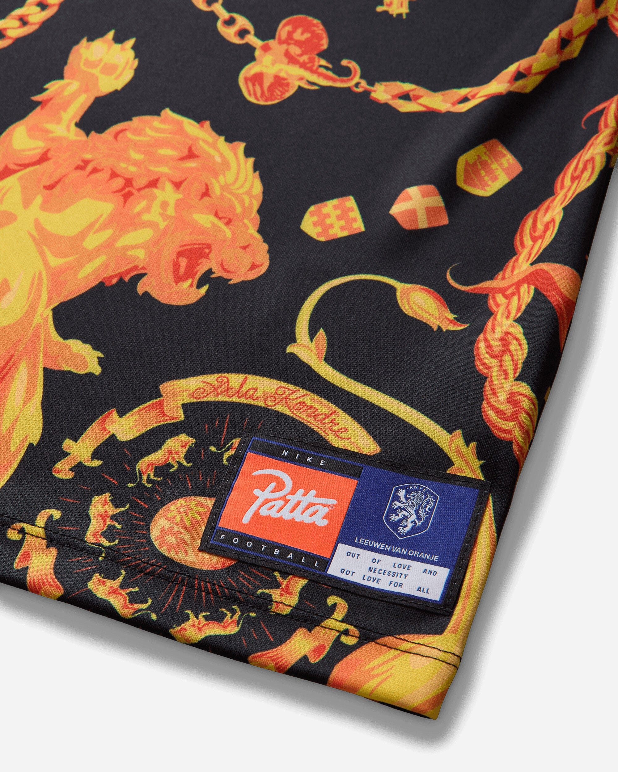 Nike Netherlands x Patta Academy Pro Shortsleeve Soccer Top Black / White