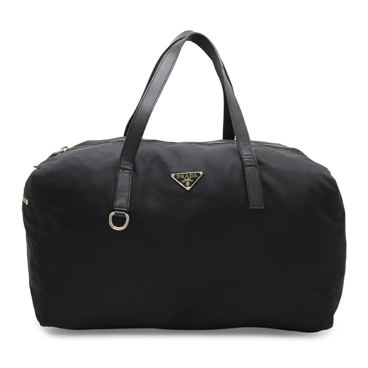 Prada Triangle Logo Mini Boston Bag