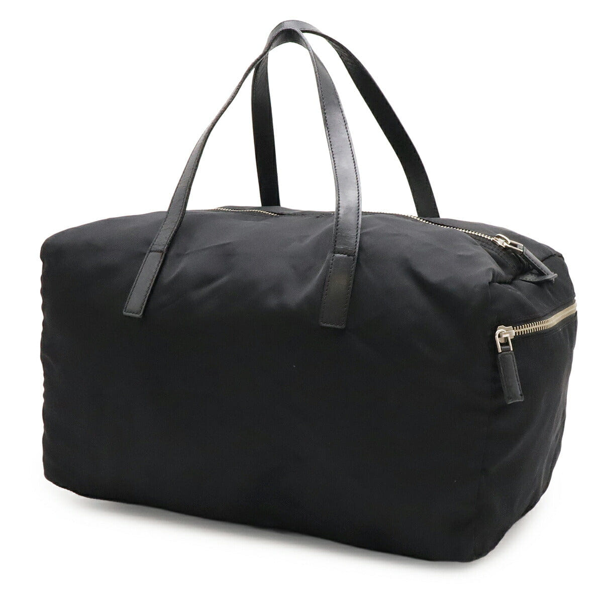 Prada Triangle Logo Mini Boston Bag