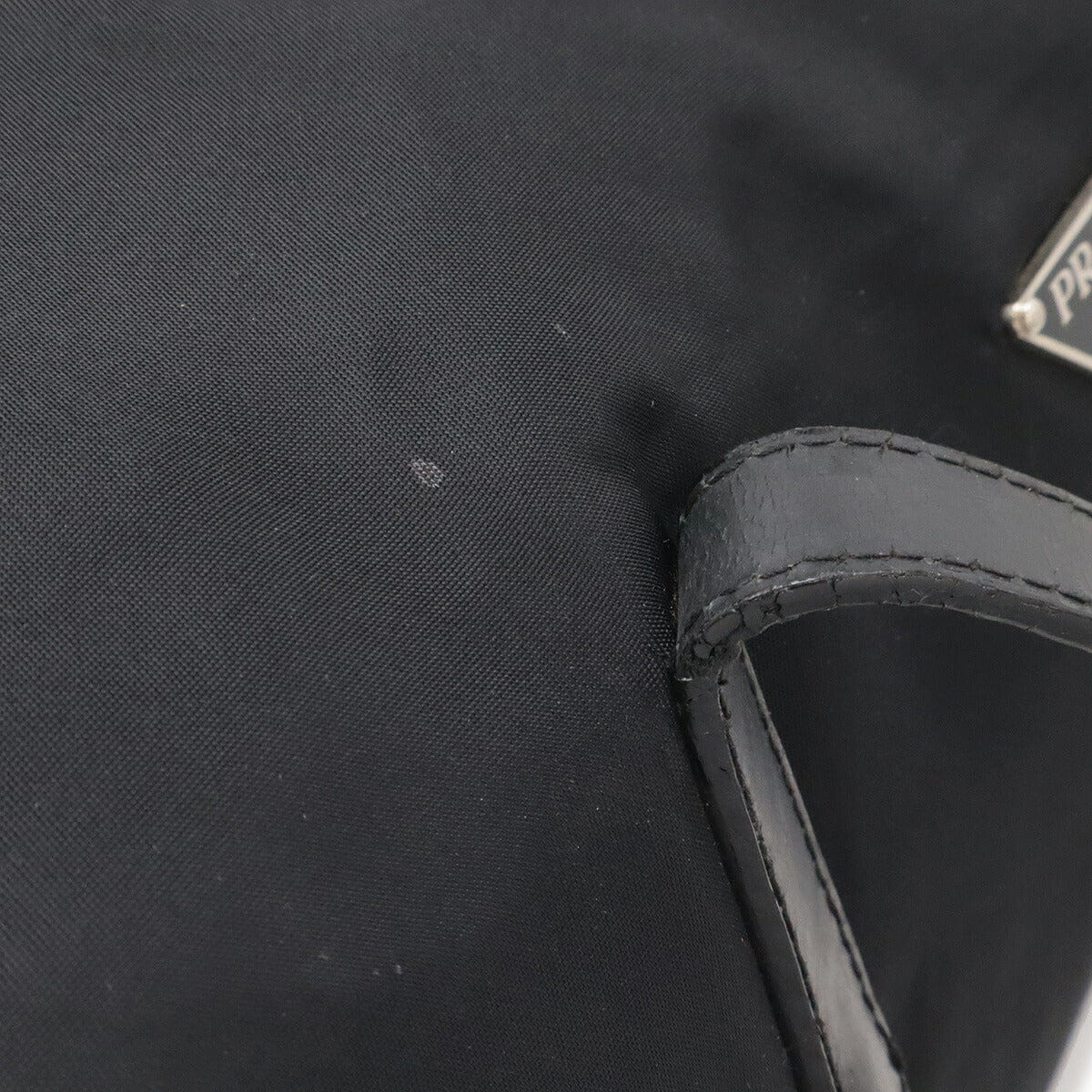 Prada Triangle Logo Mini Boston Bag