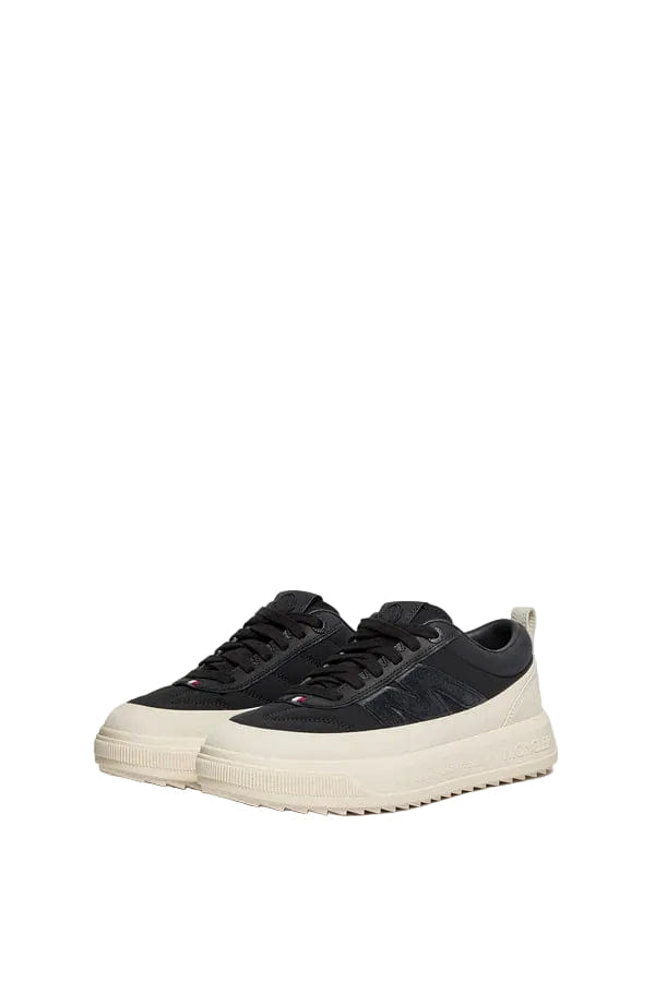Moncler Altive Nubuck & Suede Sneakers Black