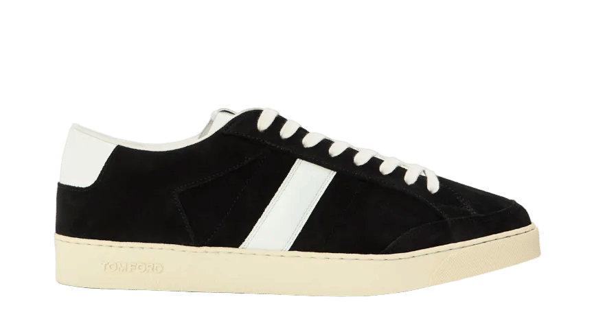 Tom Ford Men's Low - Top Trainers Black/Cream