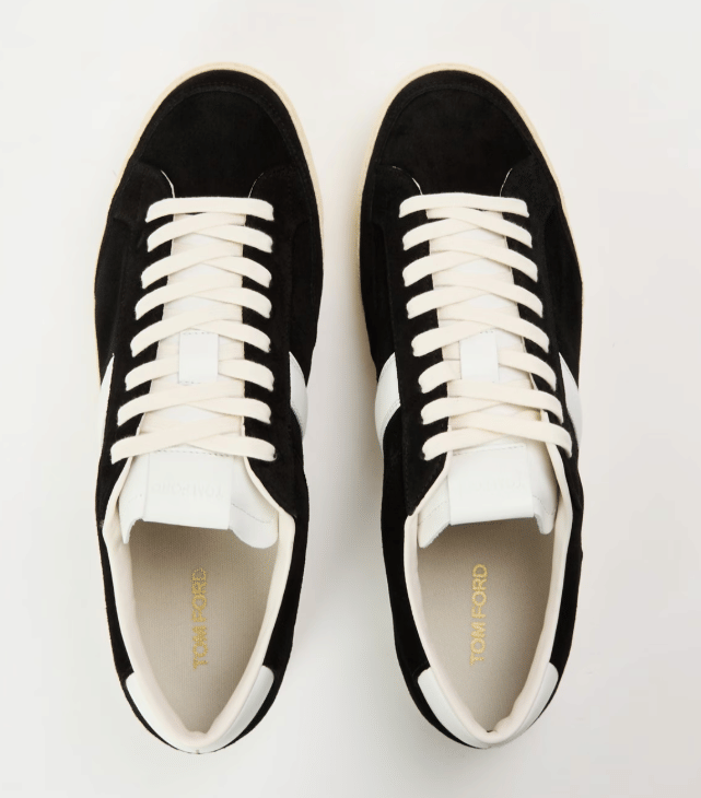 Tom Ford Men's Low - Top Trainers Black/Cream