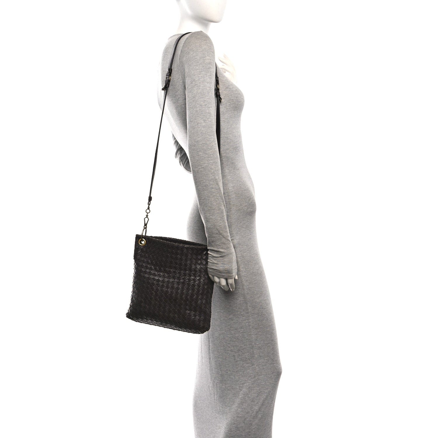 Bottega Veneta Nappa Intrecciato Crossbody Bag Fondant