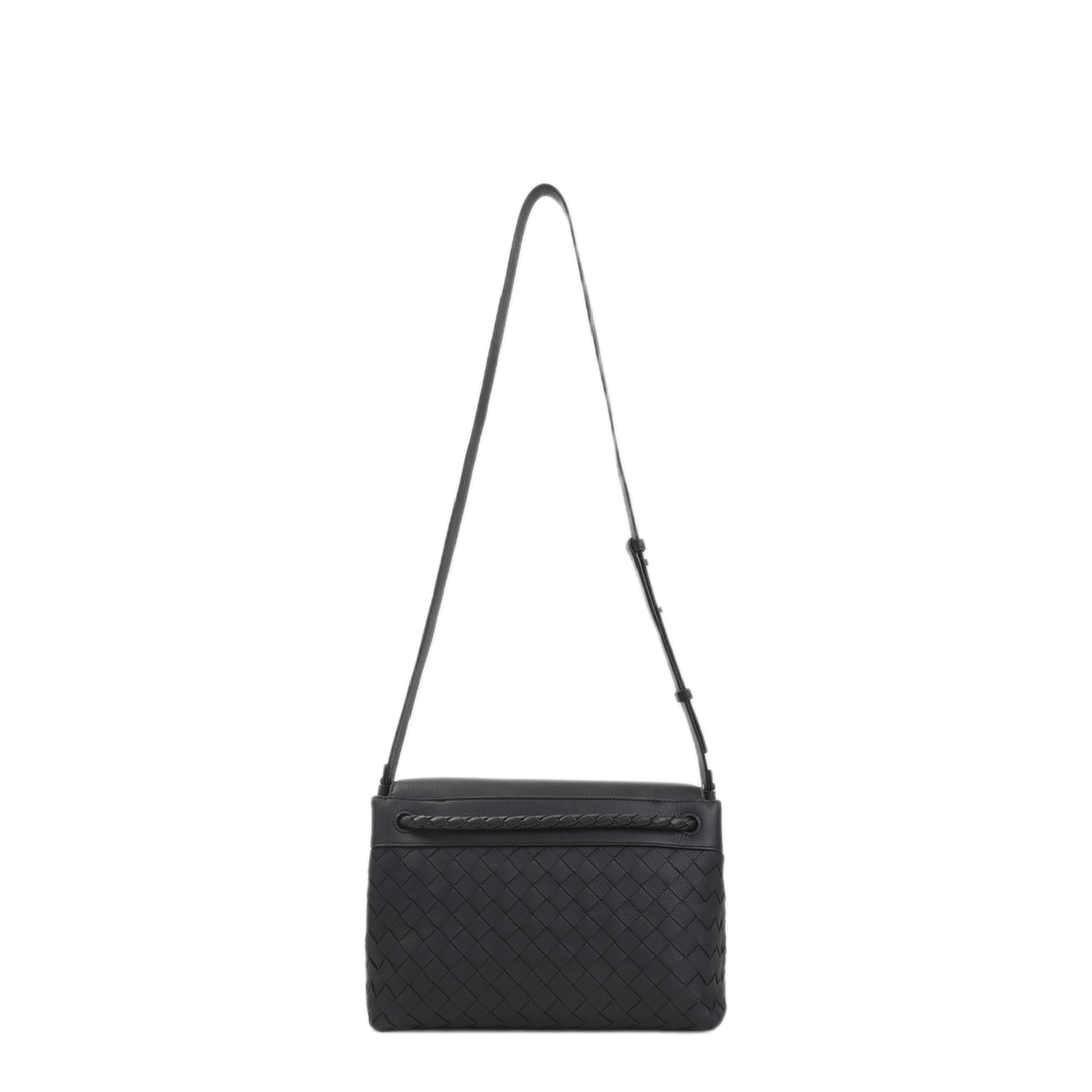 Bottega Veneta Andiamo Small Calf Leather Crossbody - Black