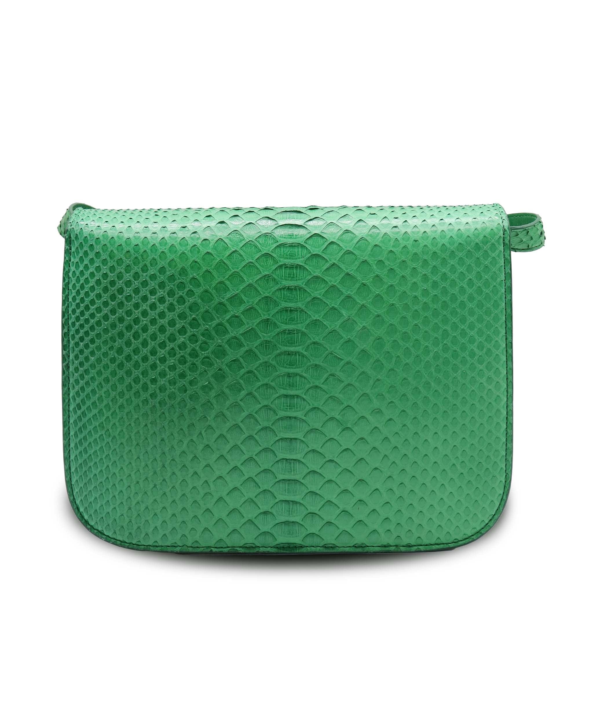 Celine Green Python Crossbody Bag AGC3178