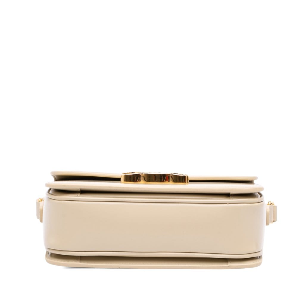 Celine Teen Shiny Calfskin Triomphe Crossbody