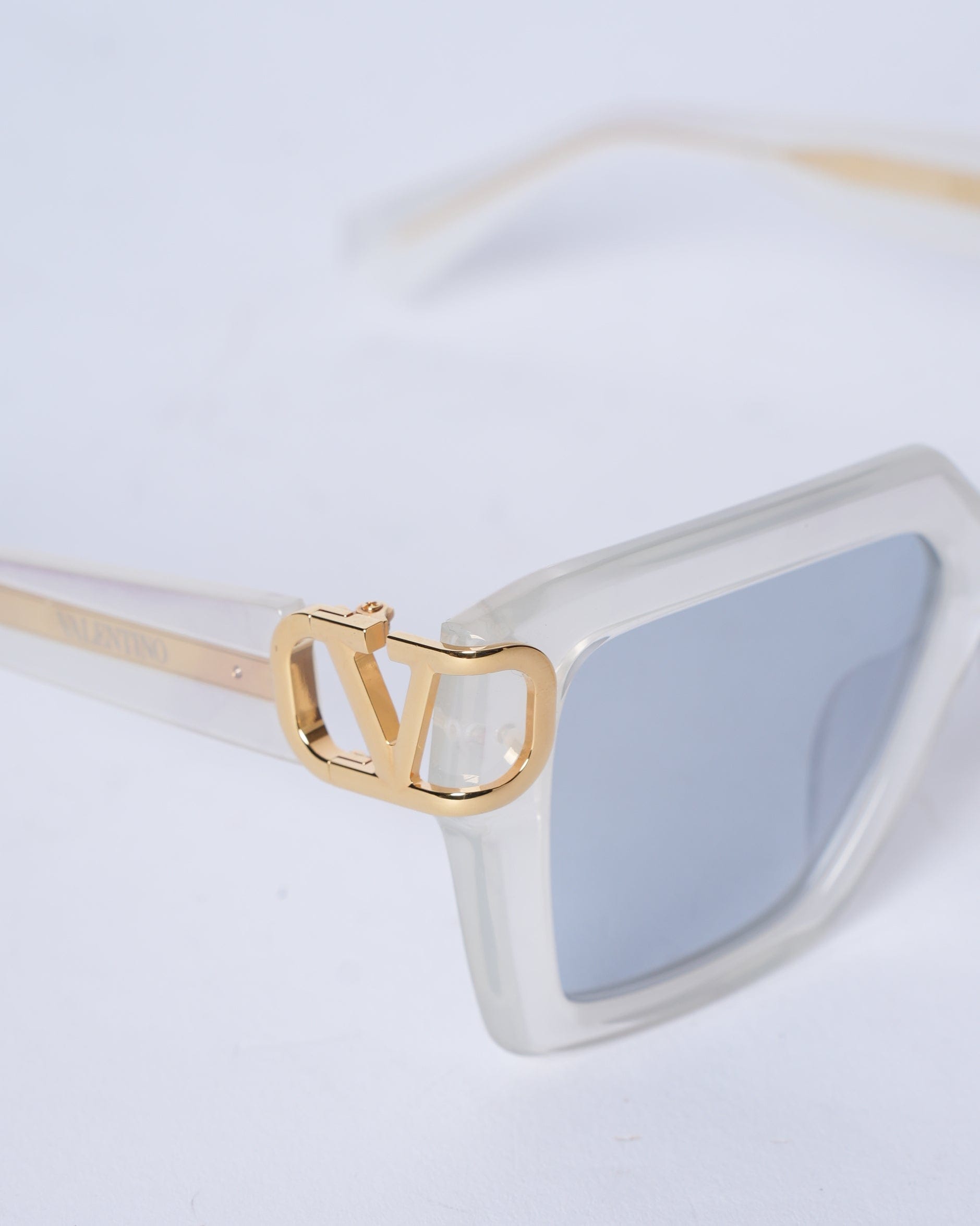 Valentino V Square Acetate Frame Sunglasses