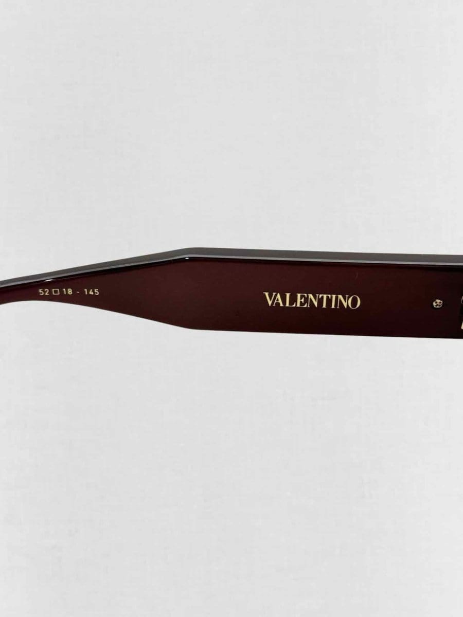Valentino Special Edition Burgundy Sunglasses