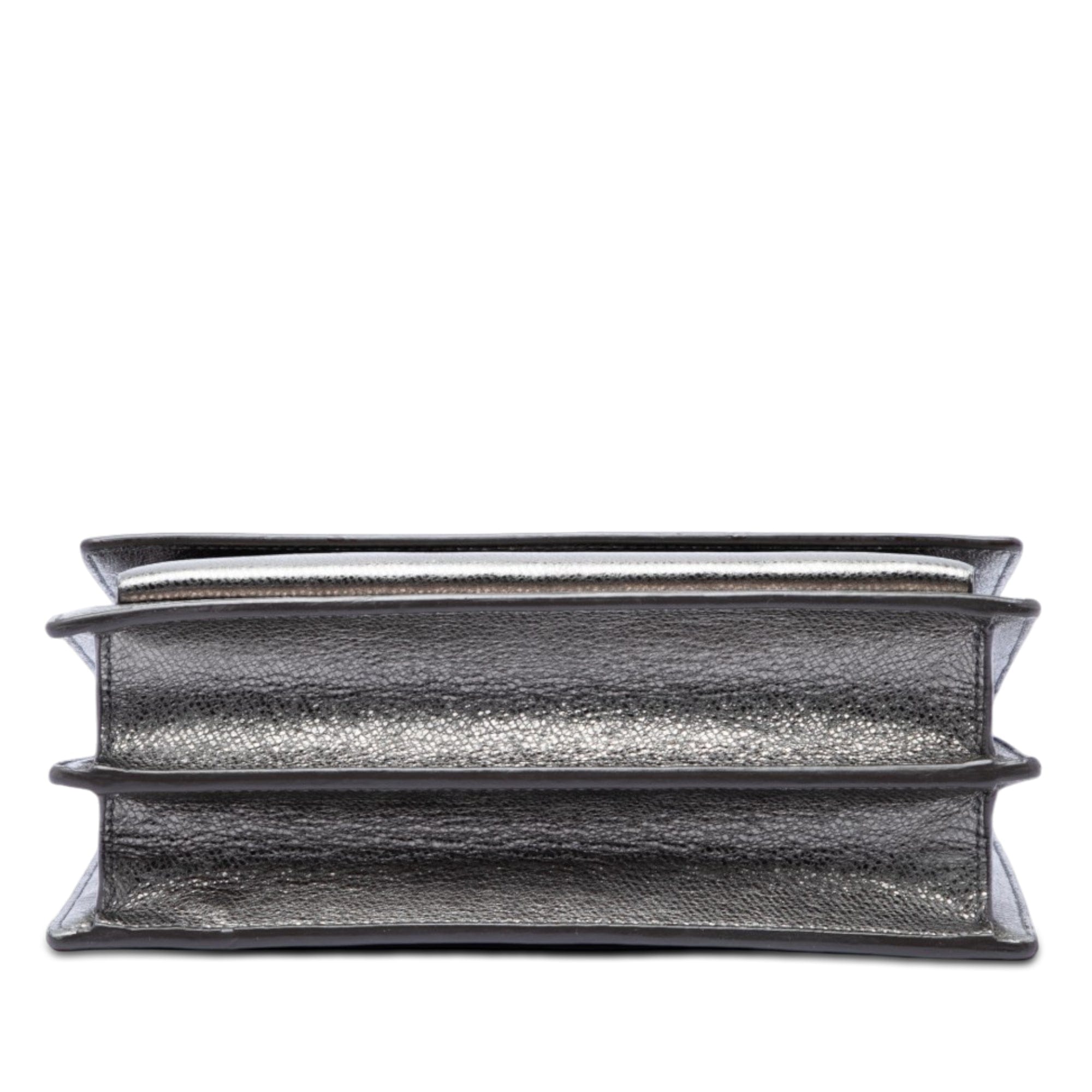 Saint Laurent Medium Metallic Calfskin Monogram Sunset Crossbody