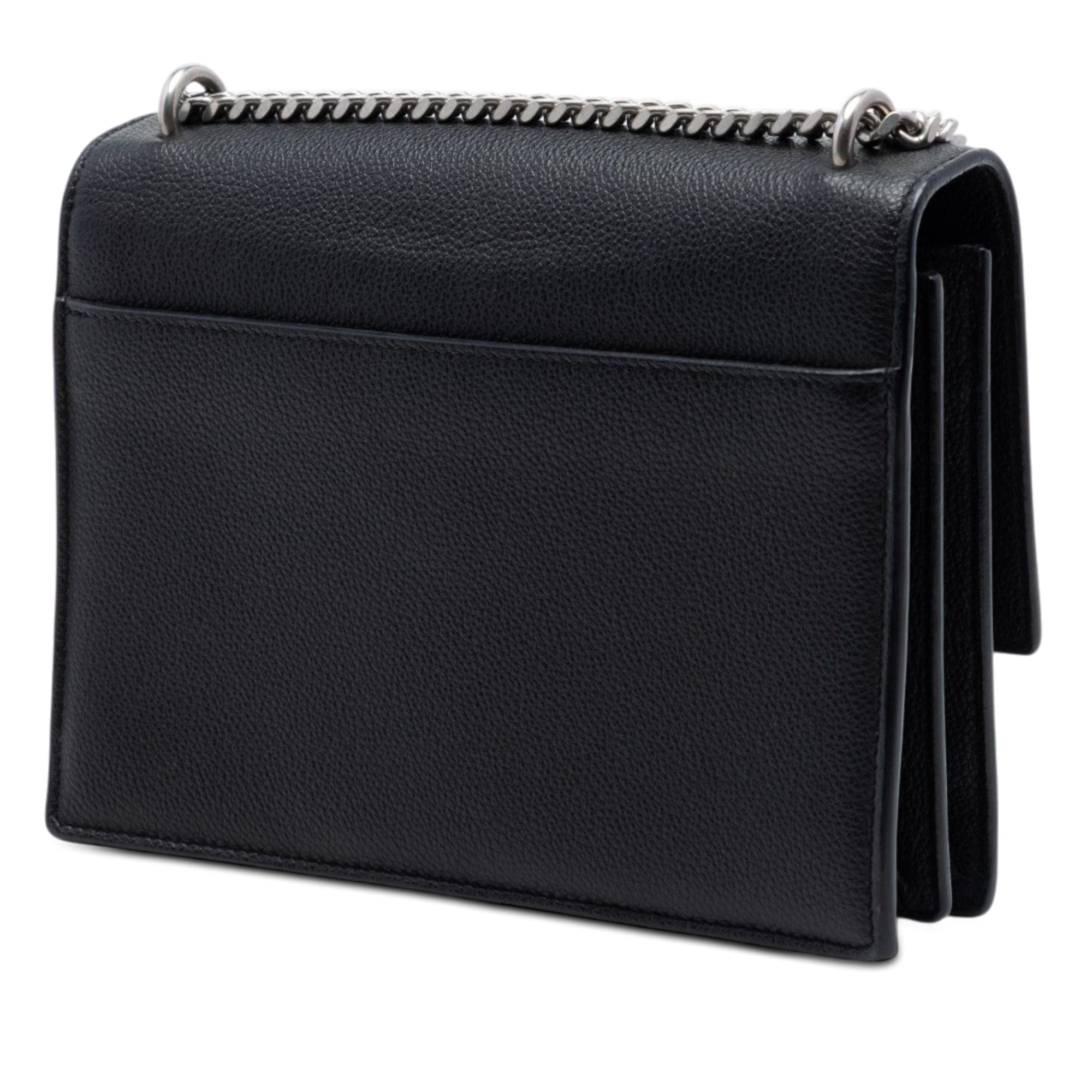 Saint Laurent Medium Grained Calfskin Monogram Sunset Crossbody