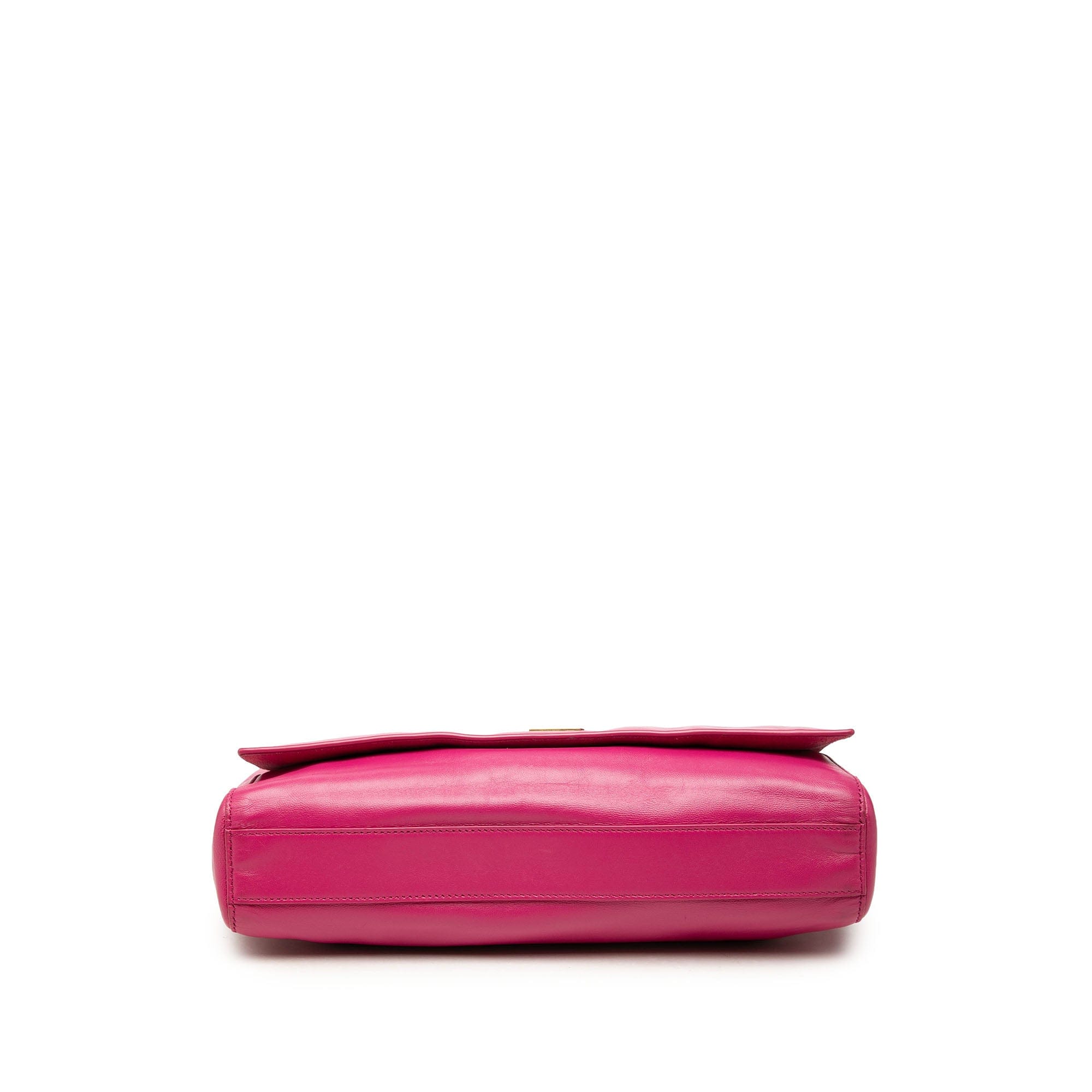Saint Laurent Medium Smooth Calfskin and Suede Reversible Kate Crossbody