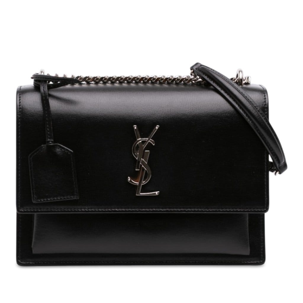 Saint Laurent Medium Calfskin Monogram Sunset Crossbody