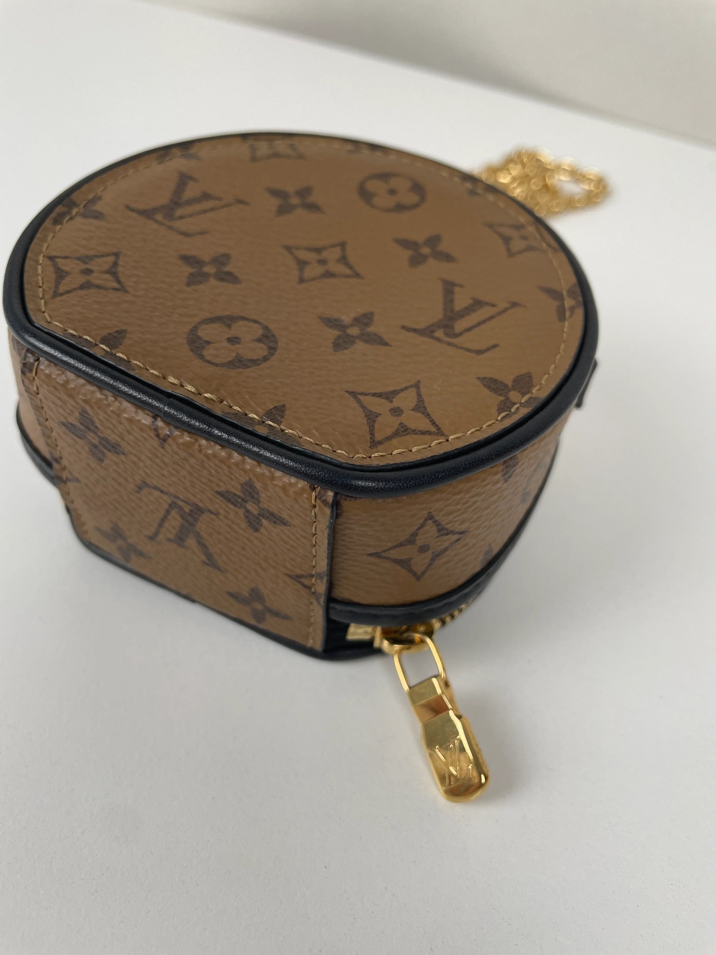 Louis Vuitton Micro Boite Chapeau Monogram Canvas Shoulder Bag