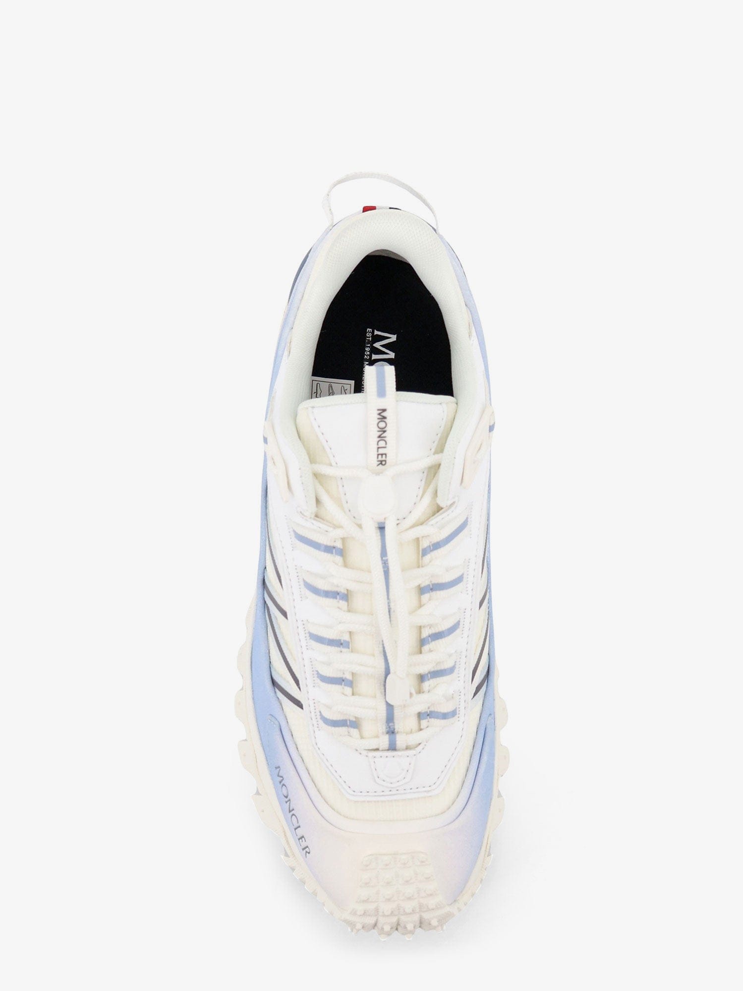 Moncler Trailgrip sneakers in technical fabric and mesh with side lettering logo