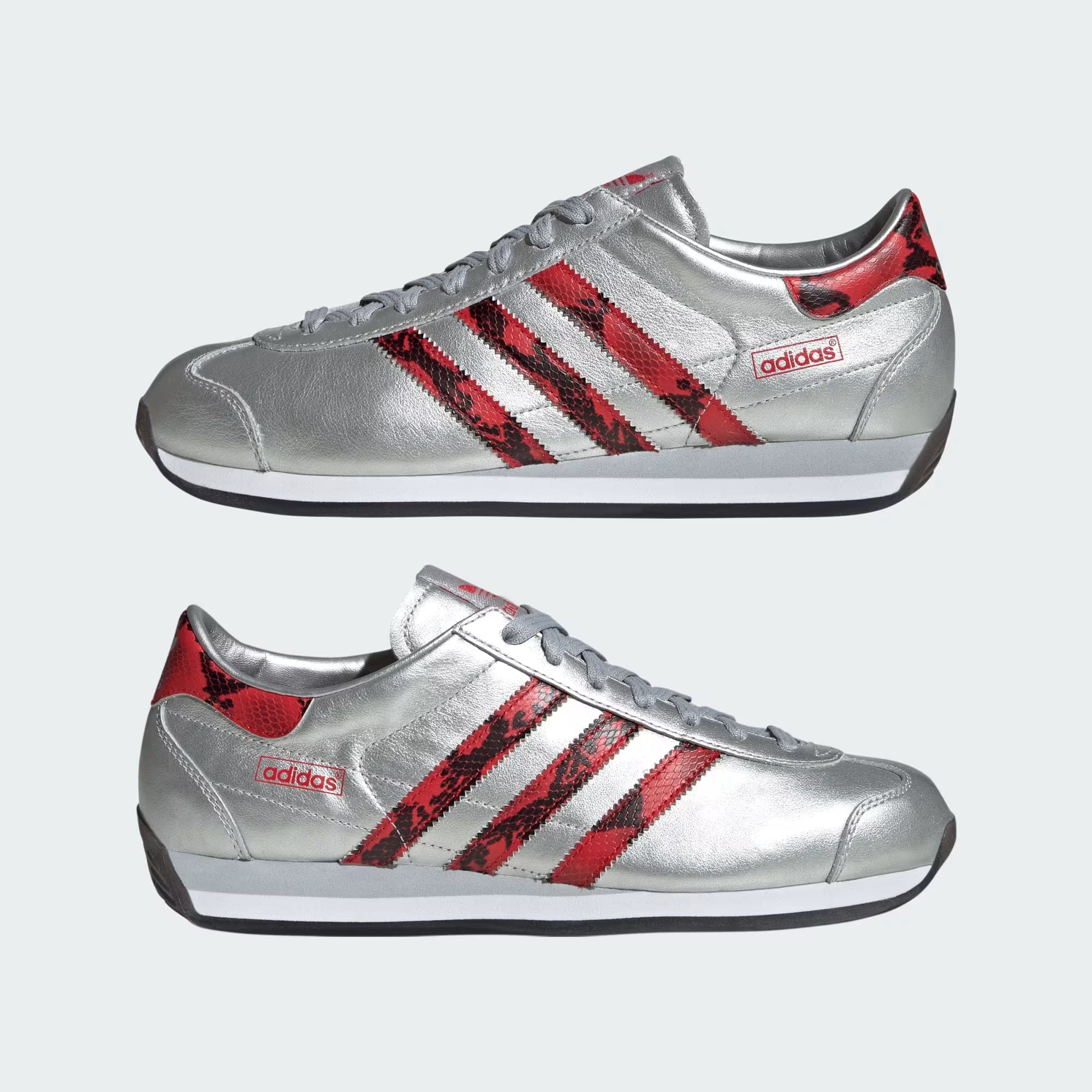 adidas COUNTRY JAPAN - SILVER METALLIC / CORE BLACK
