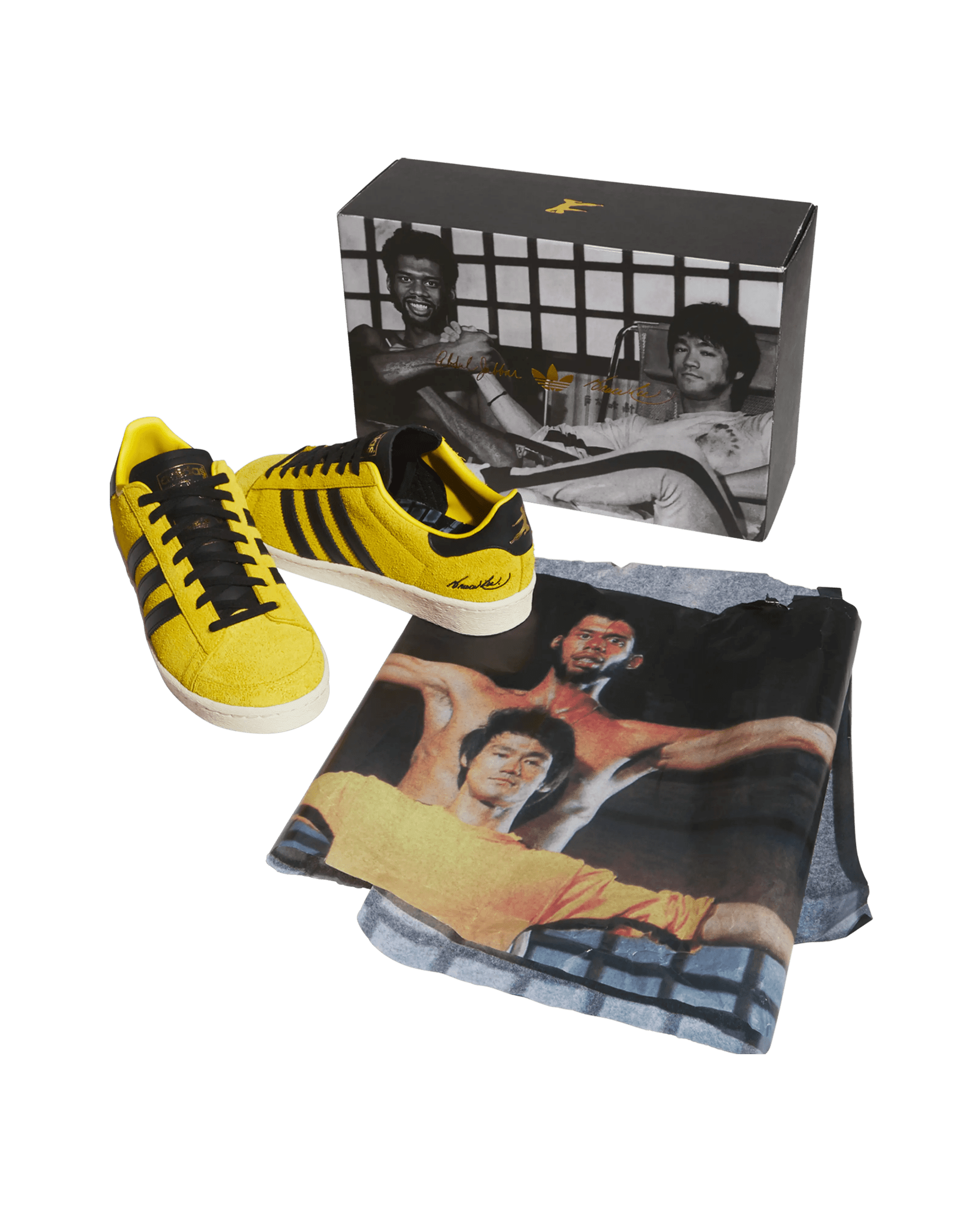 adidas Jabbar Lo x Bruce Lee (Beige/Core Black/Cream White)