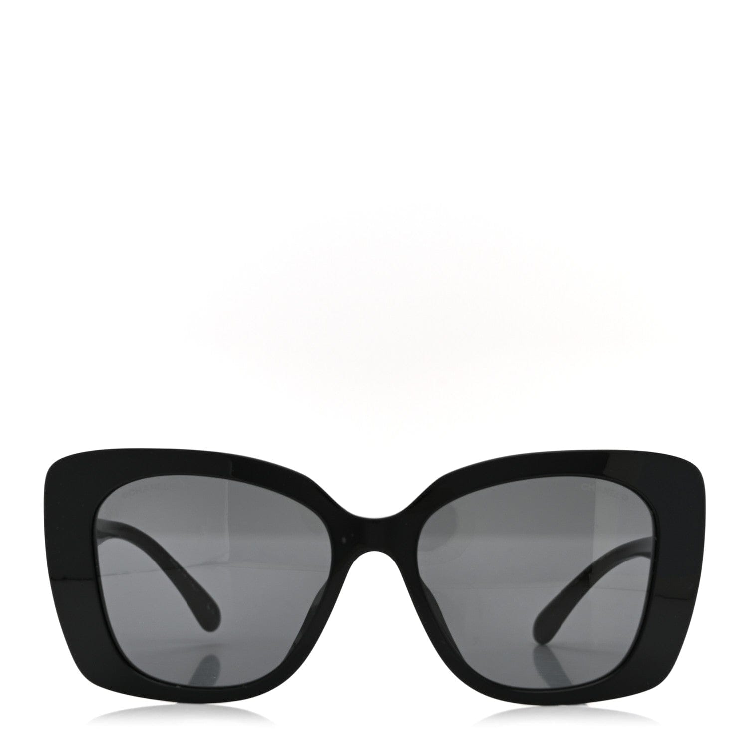 Chanel Acetate Strass Square Sunglasses 5422 - B - A Black White