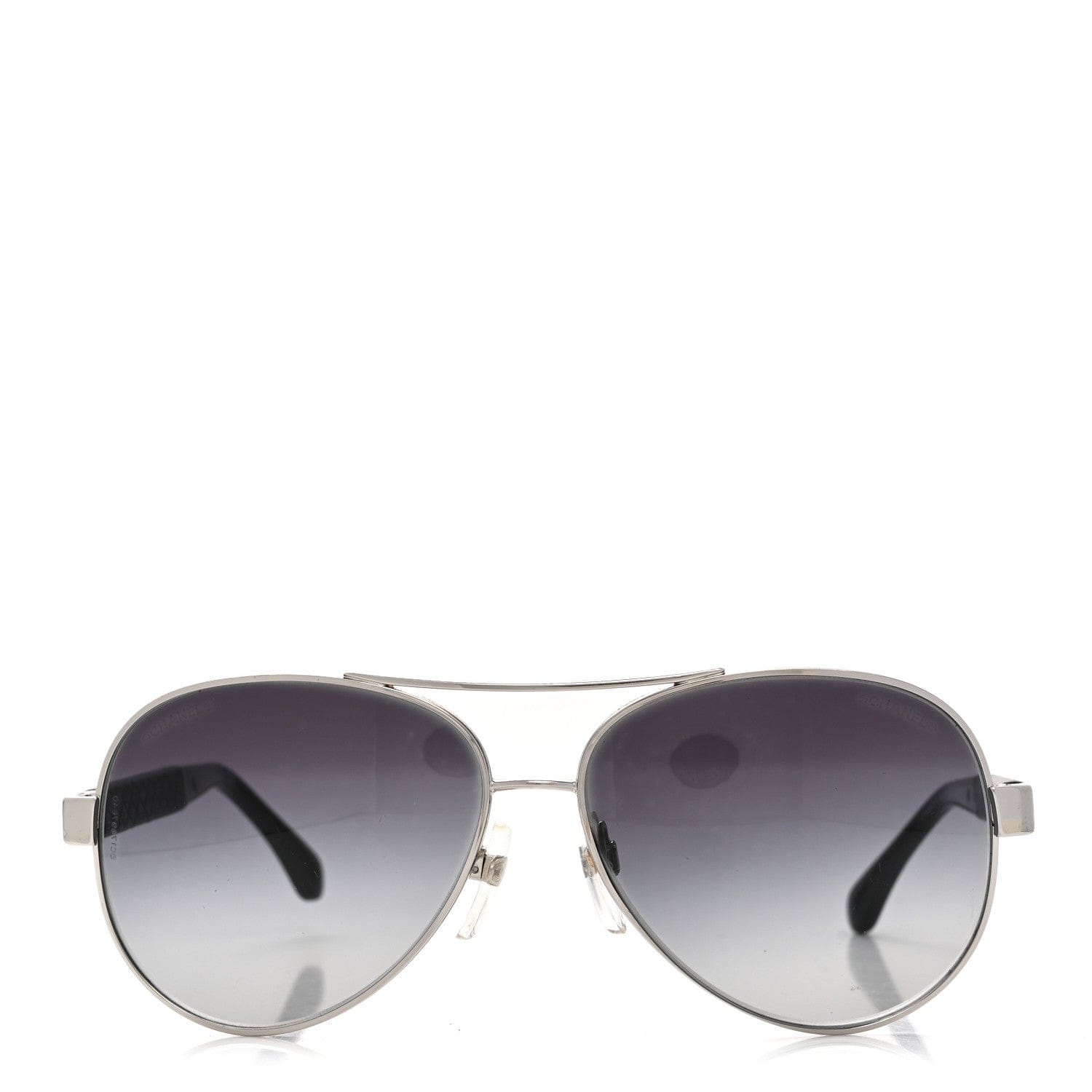 Chanel Lambskin Quilted CC 4195 - Q Sunglasses Silver